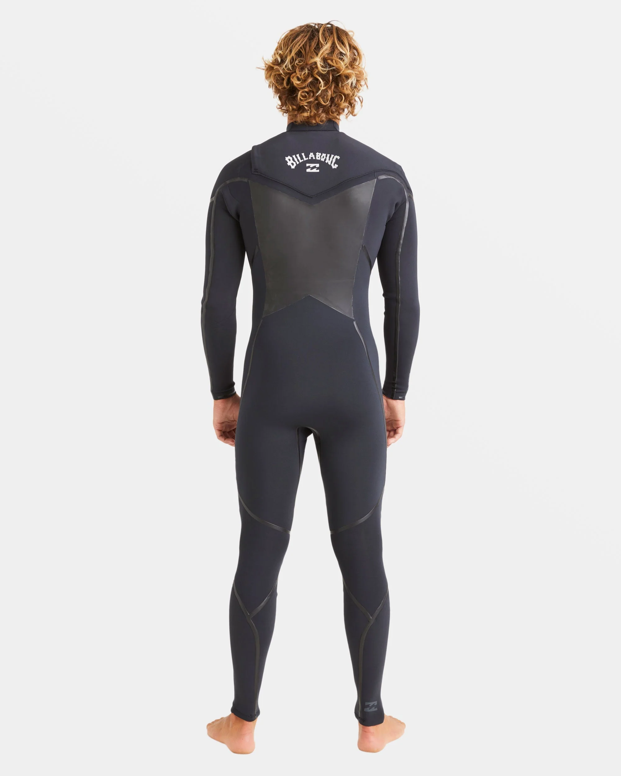 3/2mm Absolute Natural+ Upcycler Liquid Seal Chest Zip Wetsuit - Black - Image 10