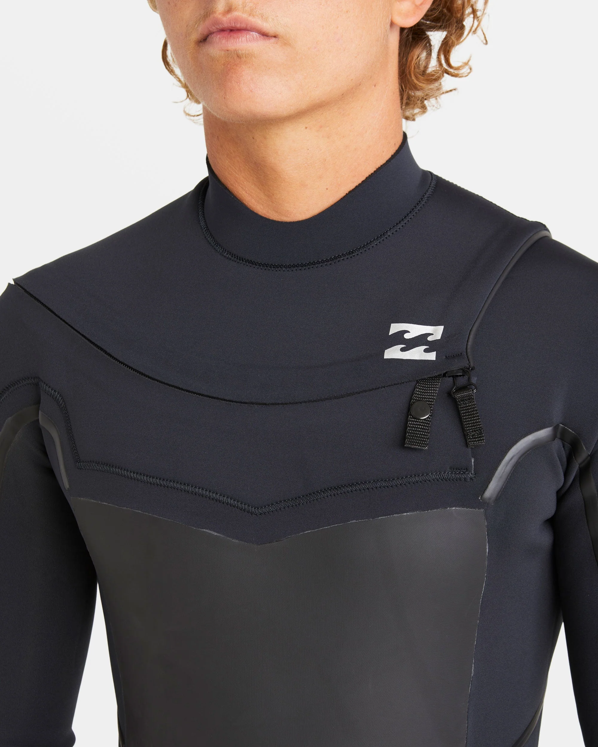 3/2mm Absolute Natural+ Upcycler Liquid Seal Chest Zip Wetsuit - Black - Image 8
