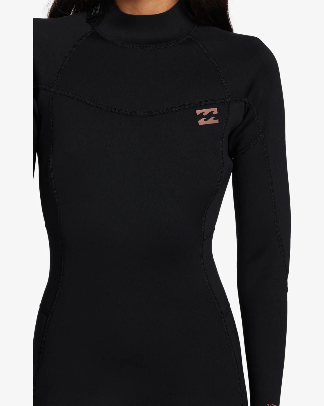 3/2mm Foil GBS Back Zip Wetsuit - Black - Image 2