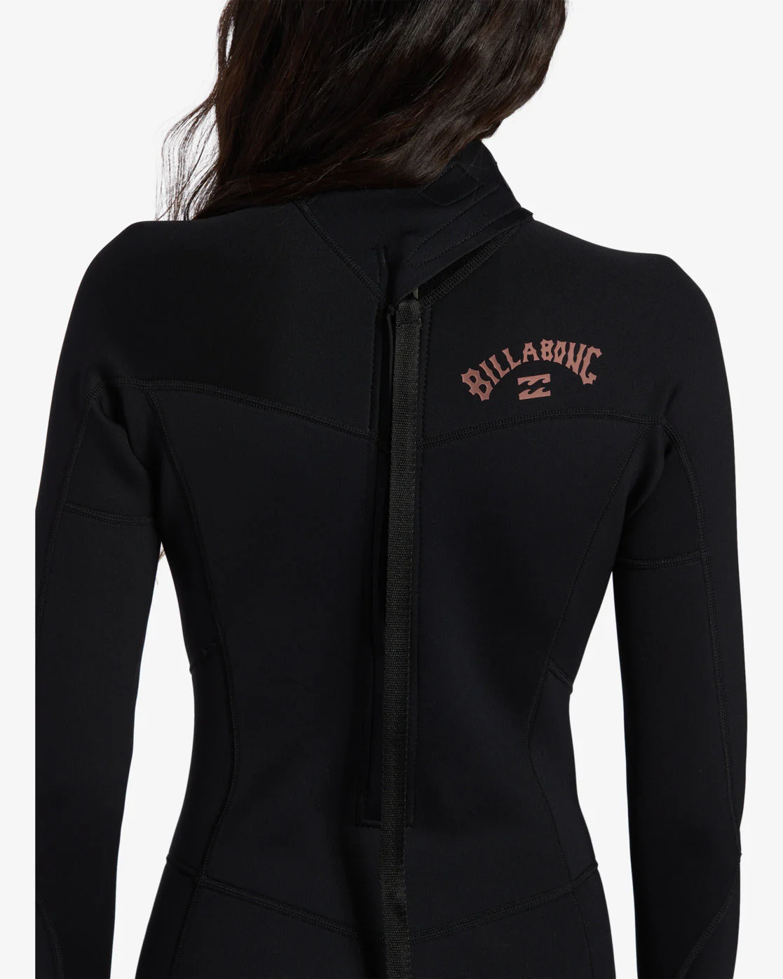 3/2mm Foil GBS Back Zip Wetsuit - Black - Image 5