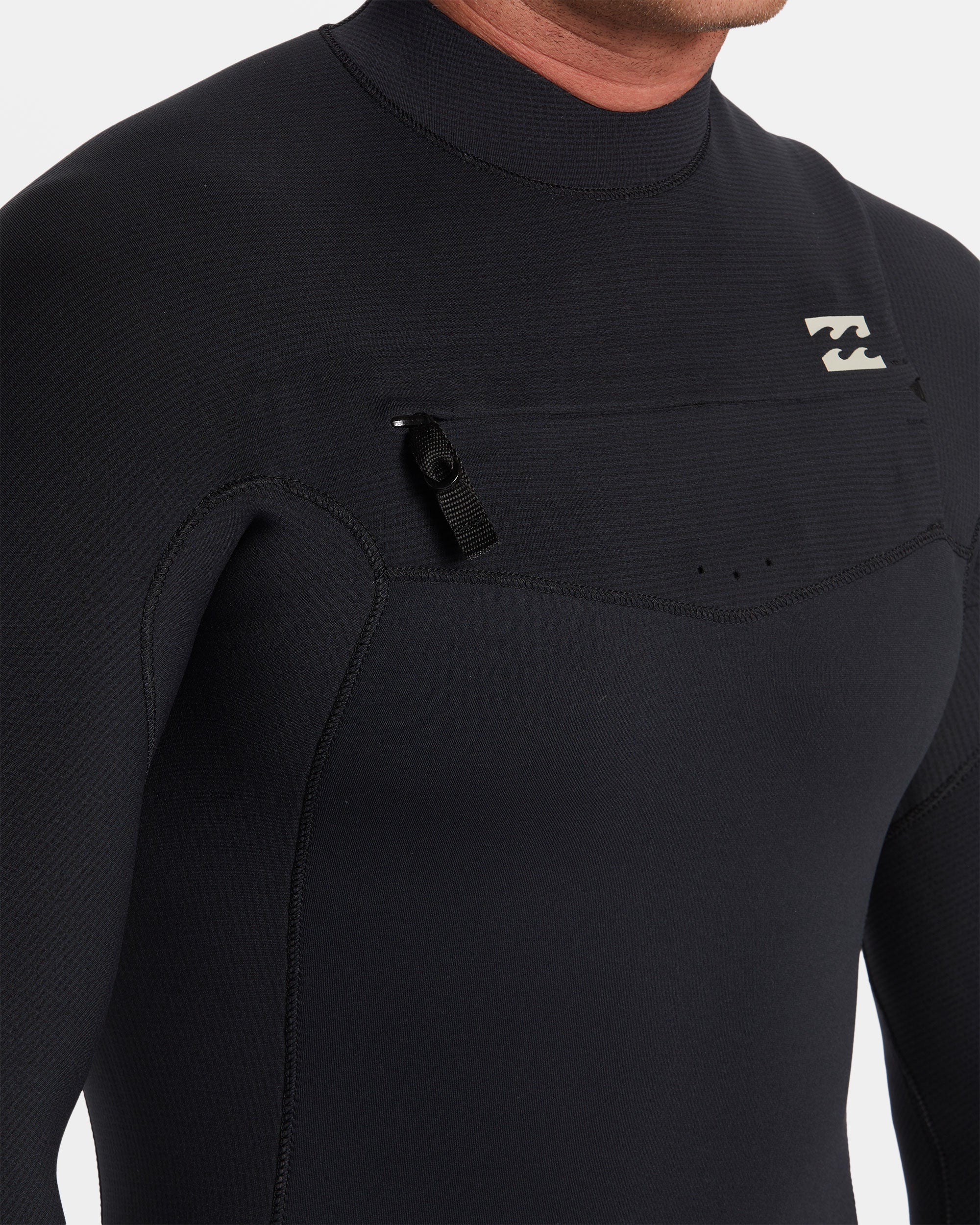 3/2mm Revolution Natural Upcycler GBS Chest Zip Wetsuit - Black - Image 5