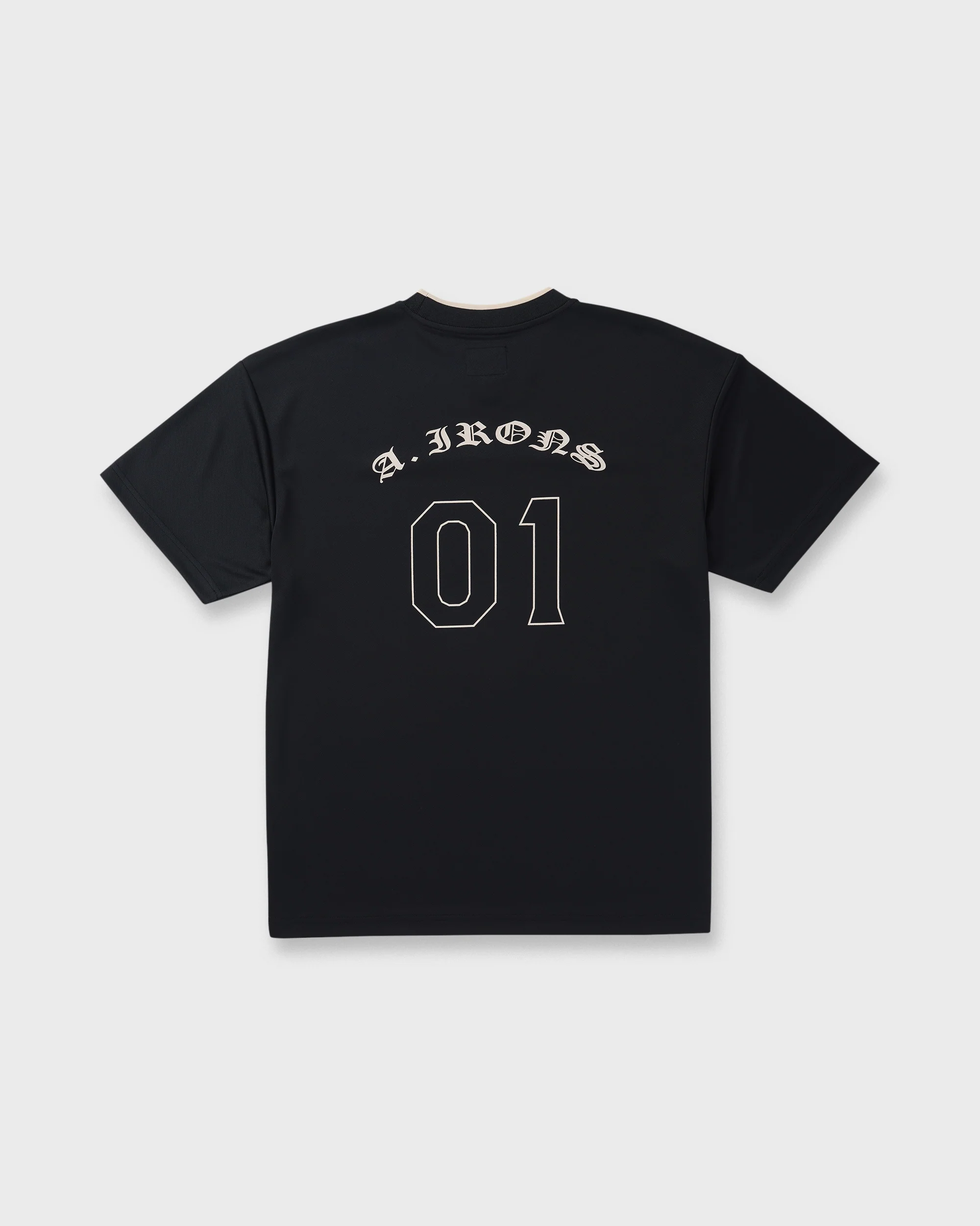 A.I. Mesh Jersey Short Sleeve T-Shirt - Black - Image 7
