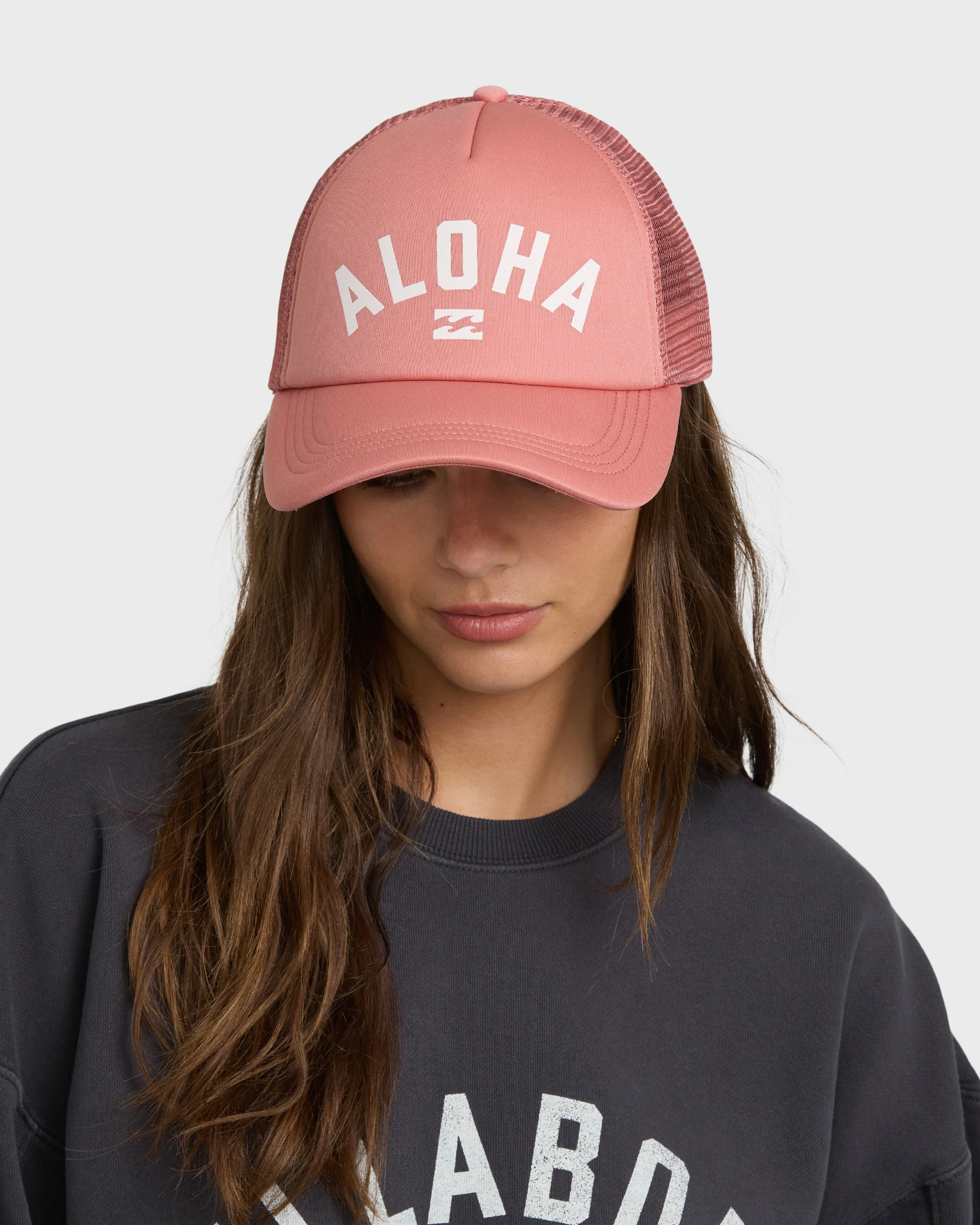 Across Waves Hat - Dark Coral - Image 2