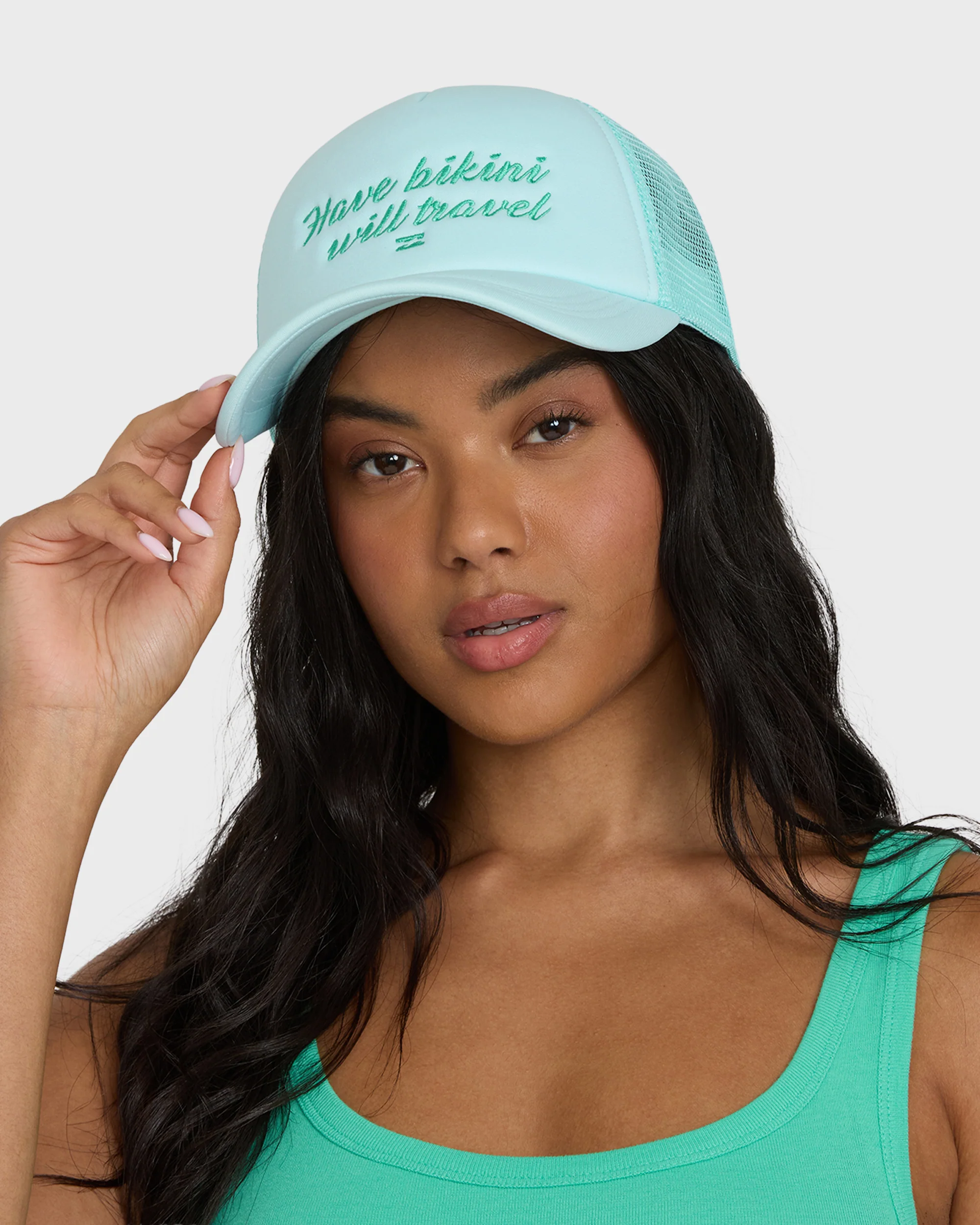 Across Waves Trucker Hat - Clearwater - Image 2