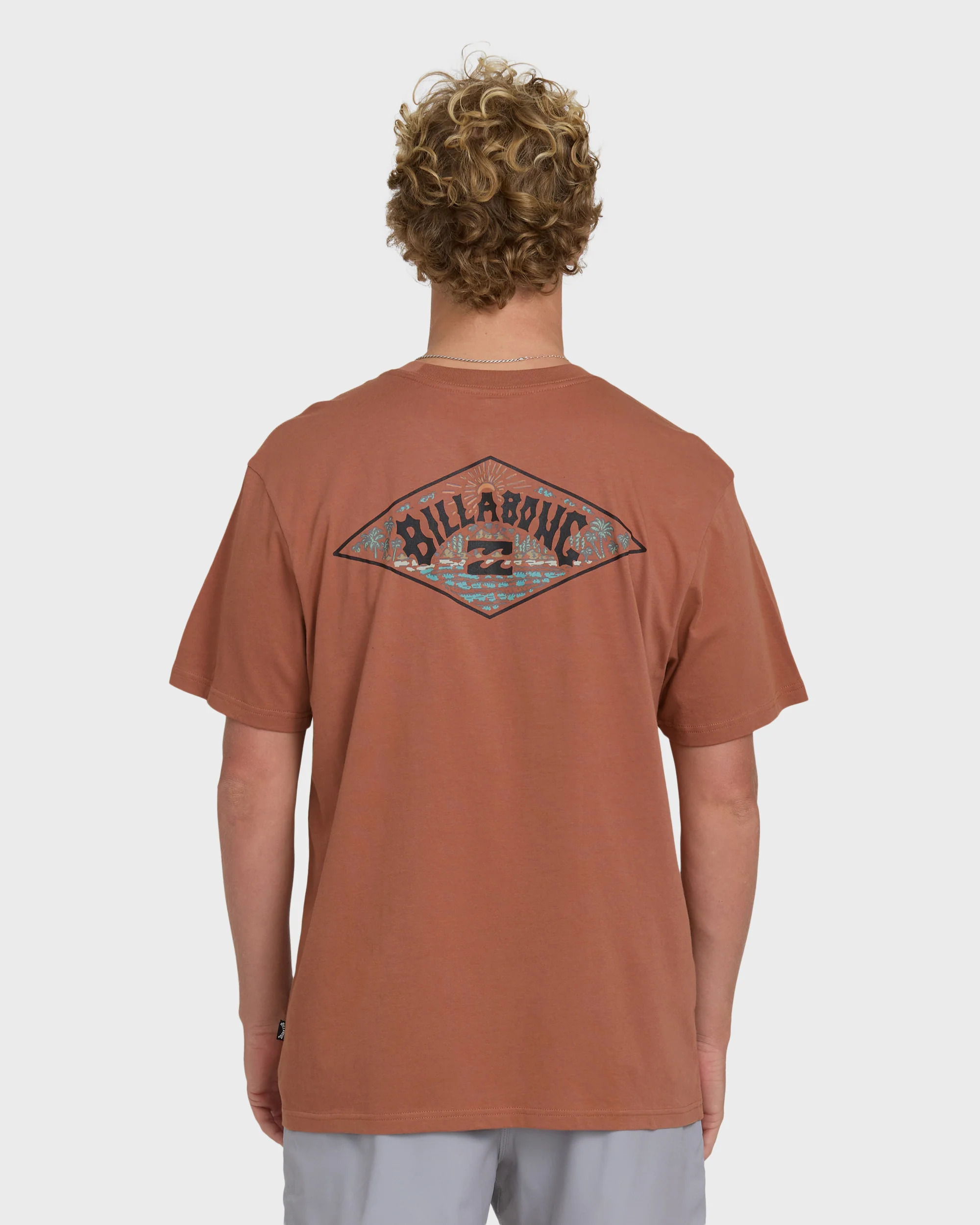 A/Div Arch Premium Short Sleeve Knit T-Shirt - Cedar Wood - Image 2