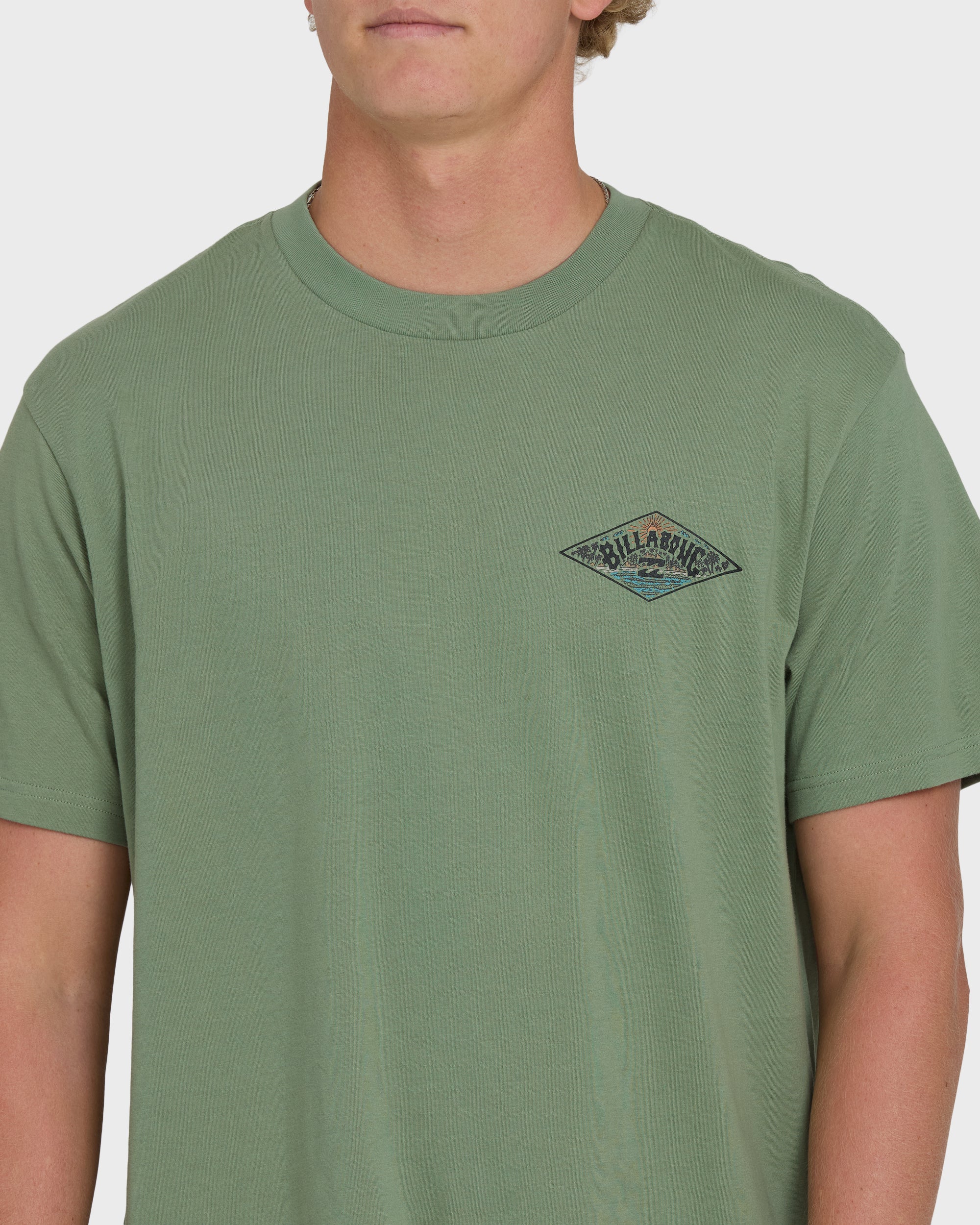 A/Div Arch Premium Short Sleeve Knit T-Shirt - Hedge Green - Image 5