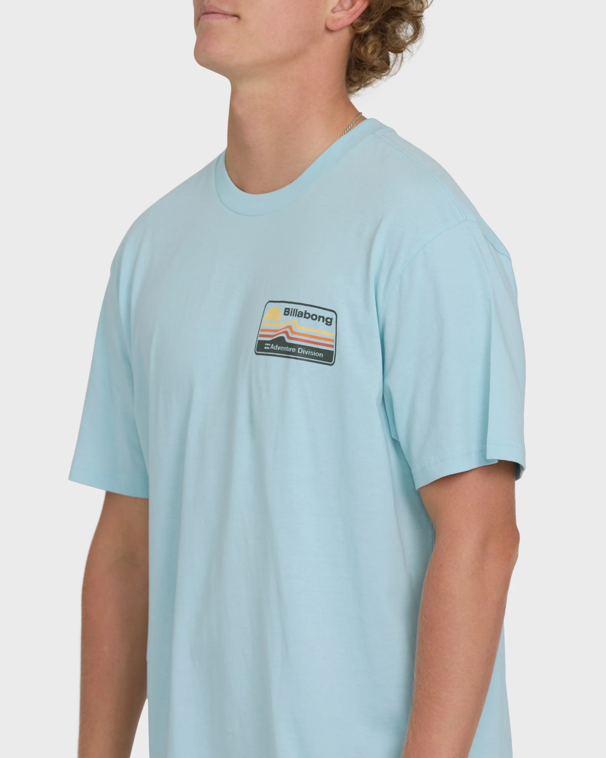 A/Div Range Premium Short Sleeve Knit T-Shirt - Winter Sky - Image 5