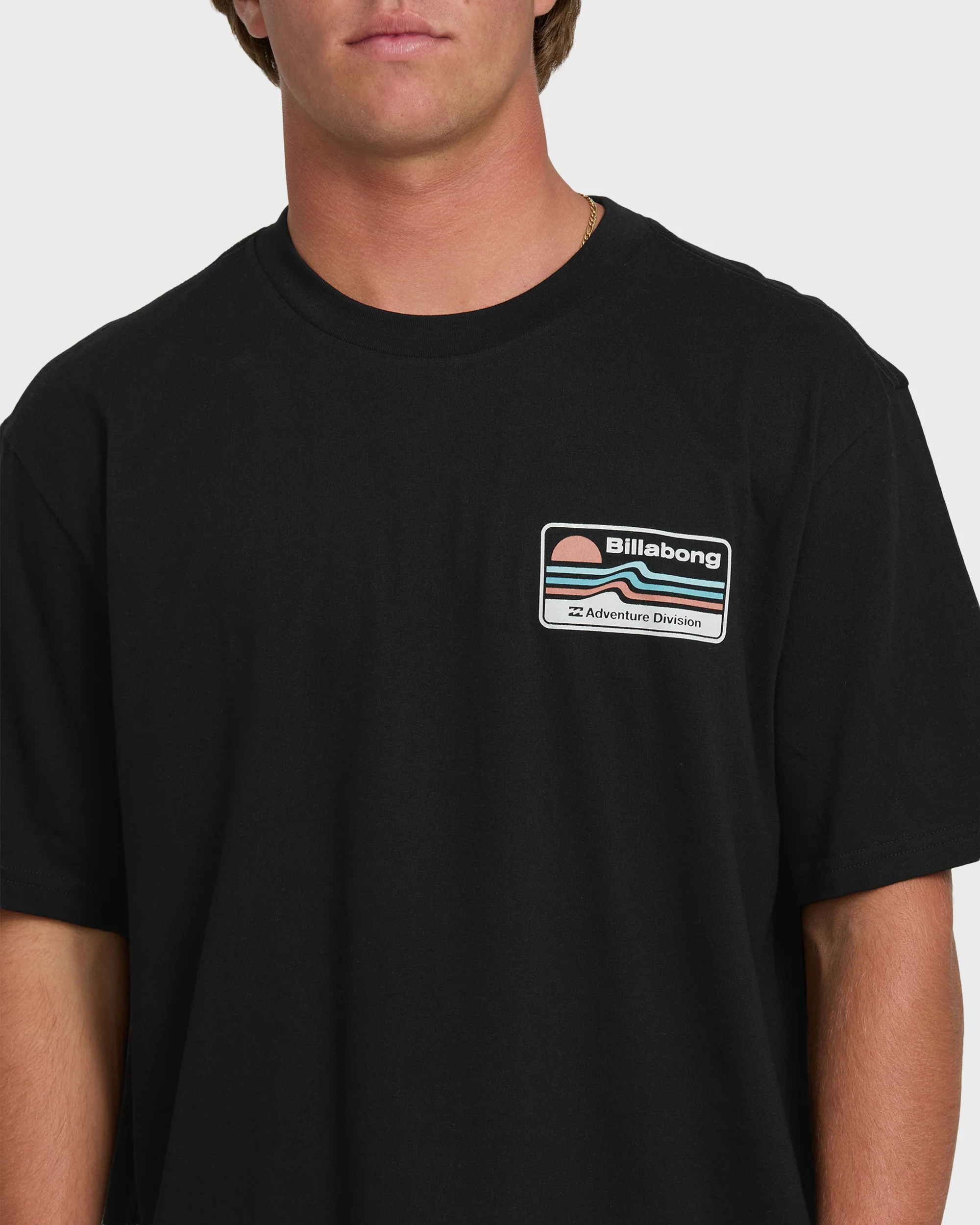 A/Div Range Premium Short Sleeve Knit T-Shirt - Black - Image 5