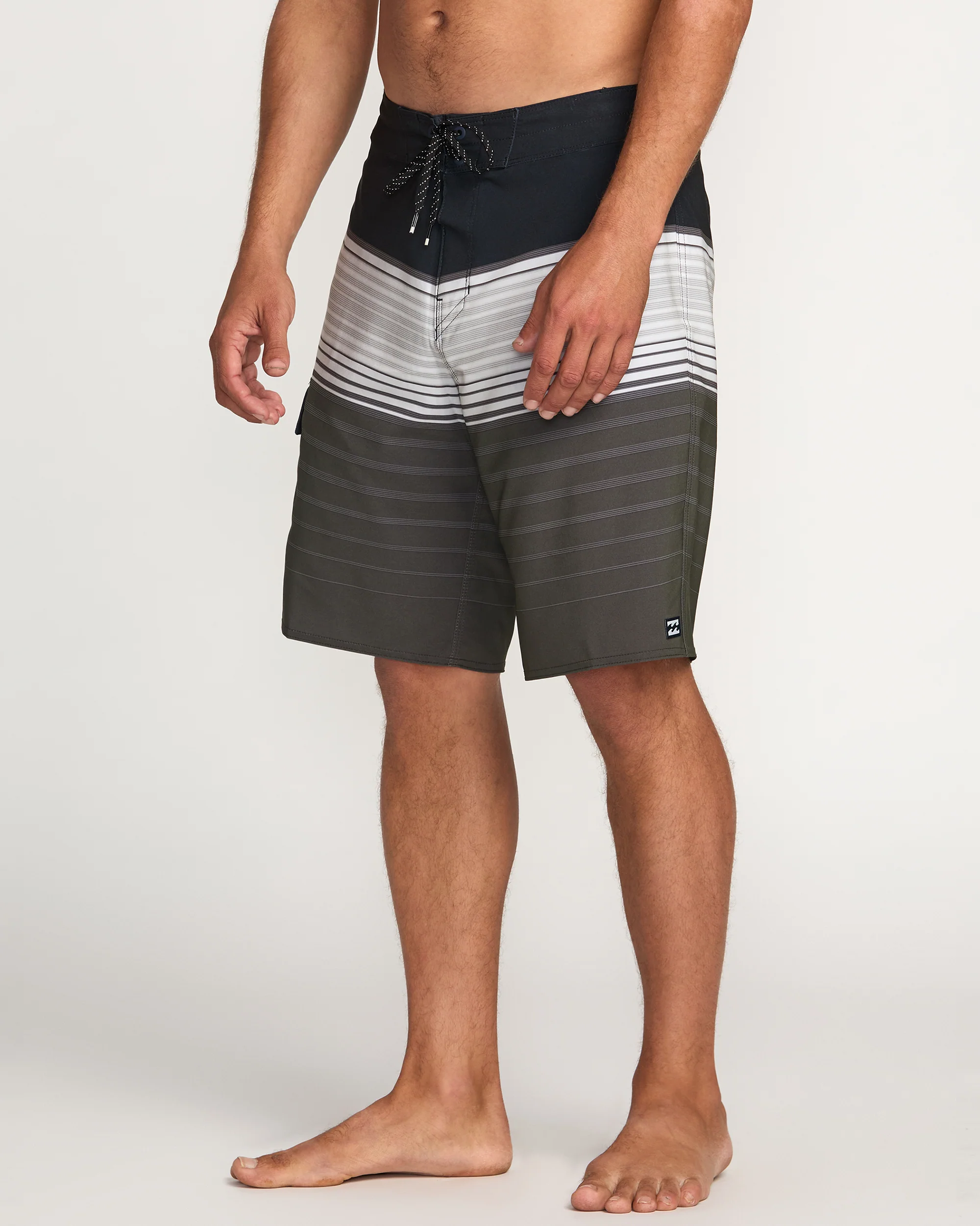 All Day Stripe Pro Performance 20" Boardshorts - Pewter - Image 7