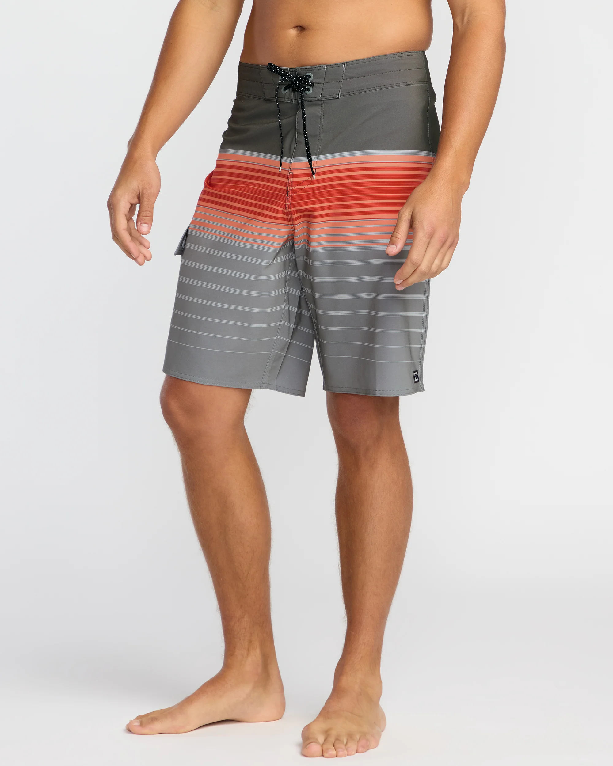 All Day Stripe Pro Performance 20" Boardshorts - Sunset - Image 4