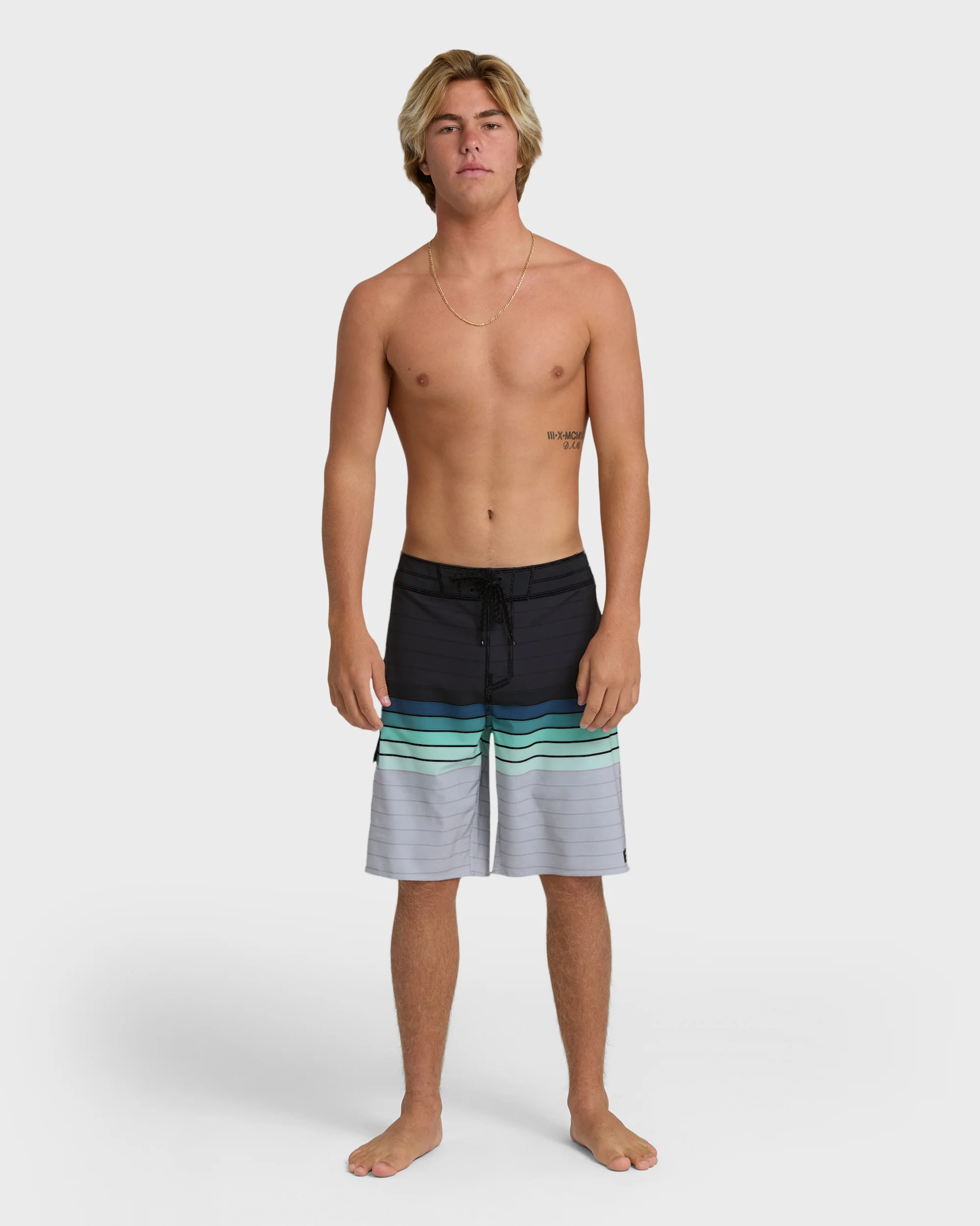 All Day Stripe 20" Pro Boardshorts - Medium Indigo Multi - Medium Indigo - Image 4