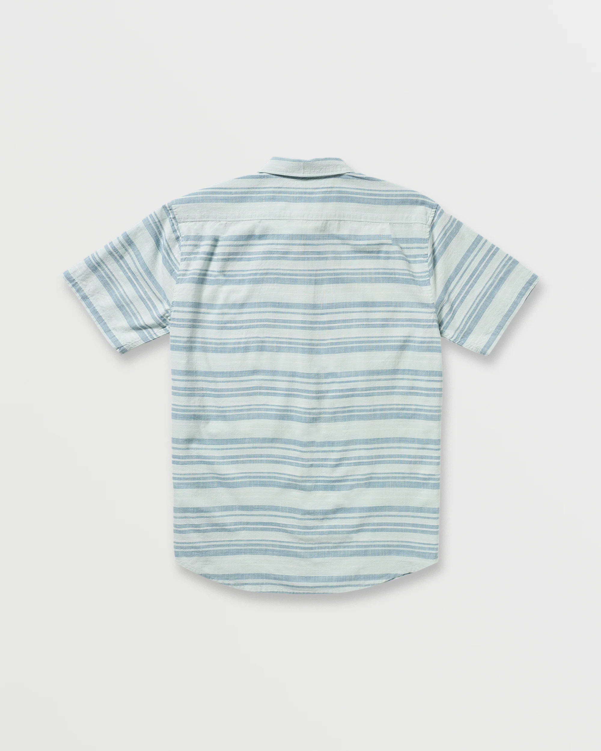 All Day Stripe Short Sleeve Shirt - Ash Blue - Image 4