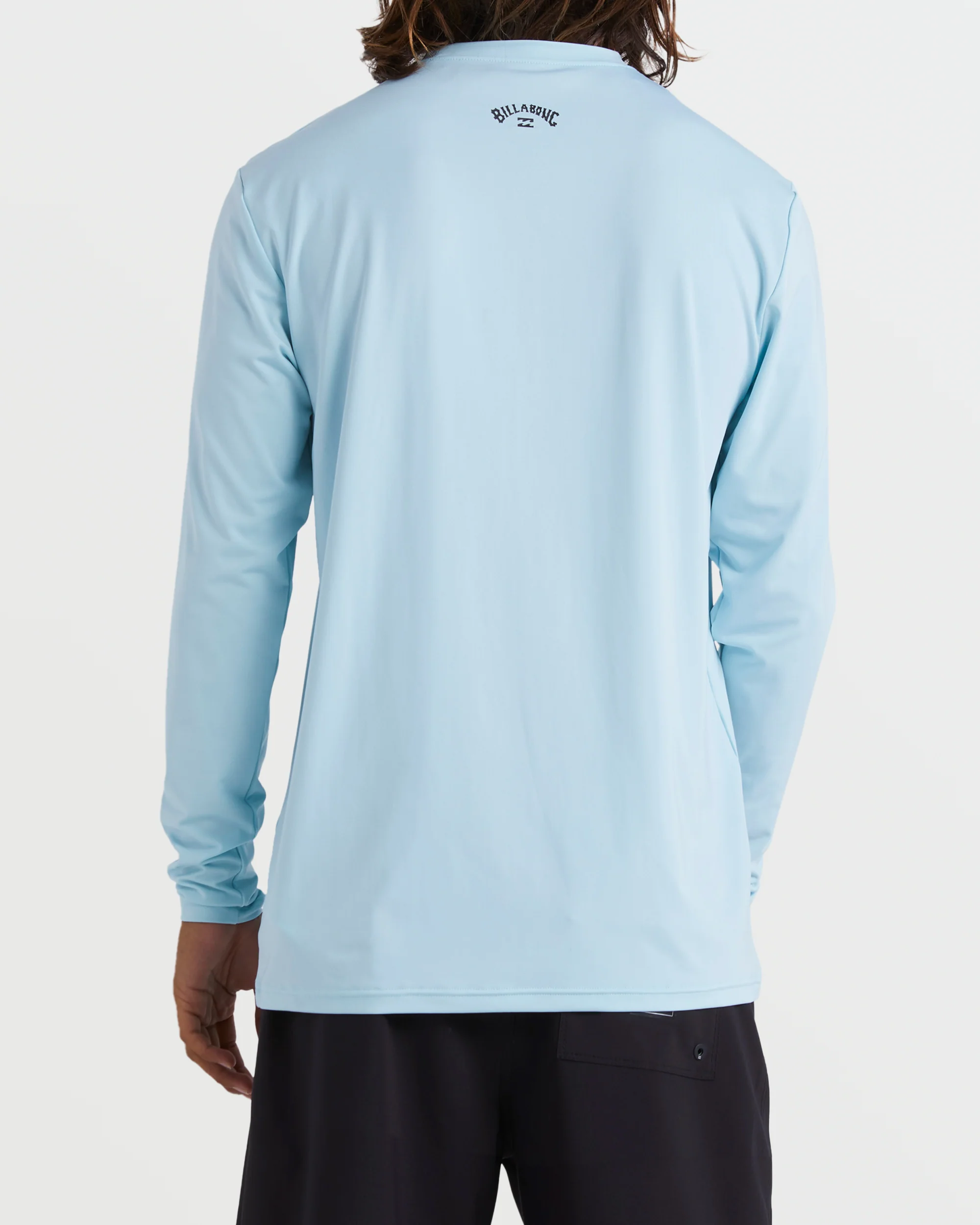 All Day Wave Loose Fit Long Sleeve Surf Tee - Coastal Blue - Image 5