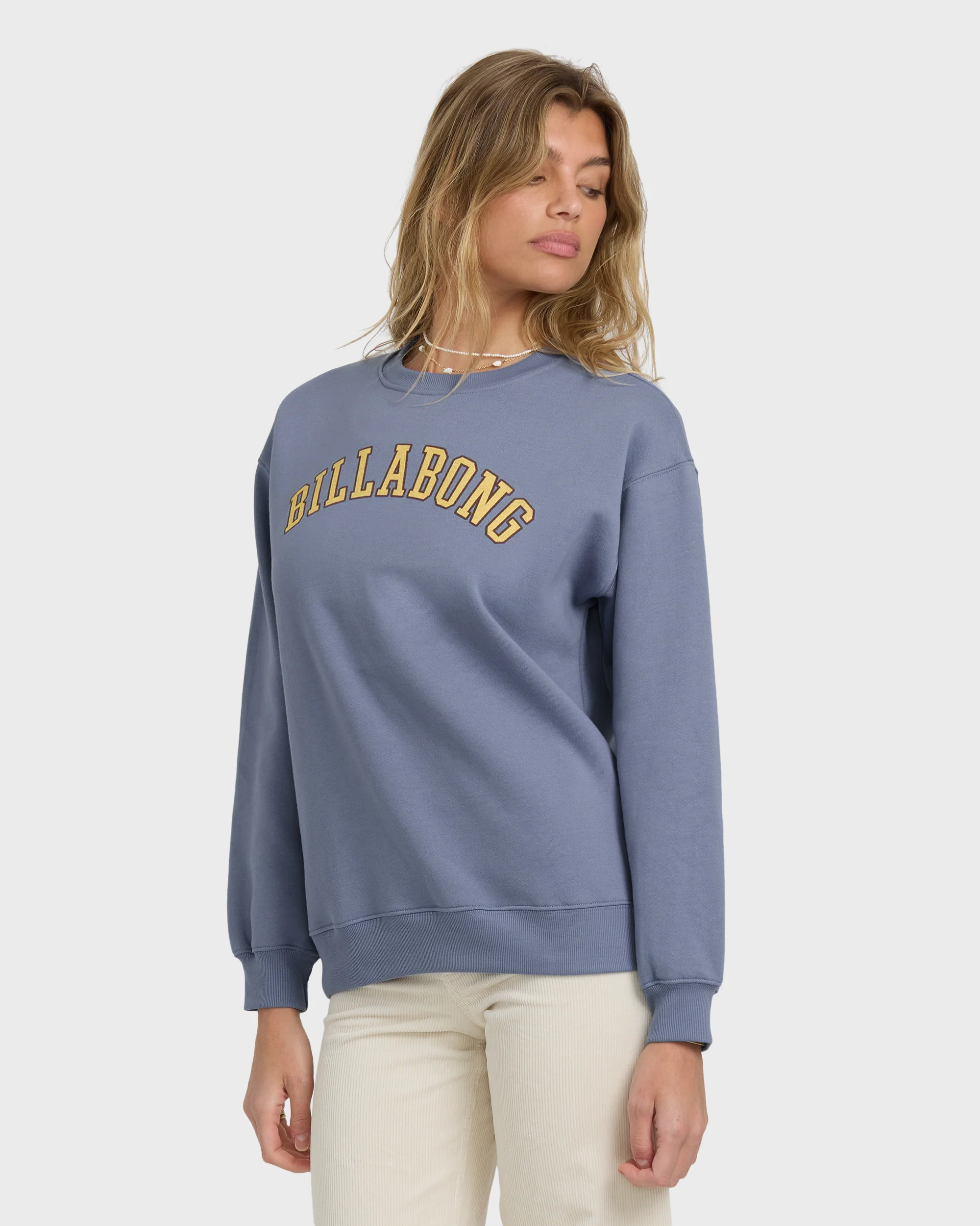 All Of The Time Crewneck Sweatshirt - Stone Blue - Image 4