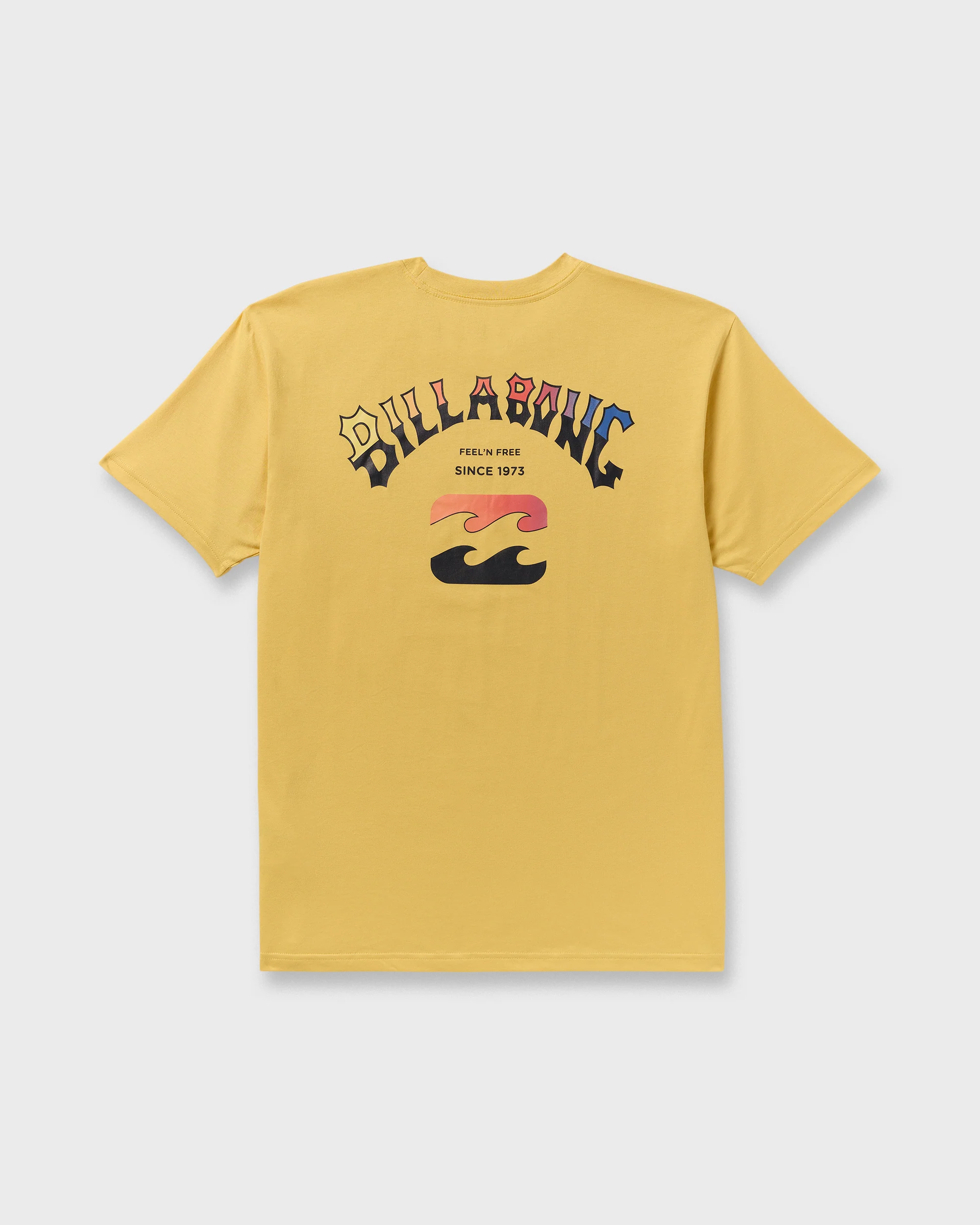 Arch Fade Premium Short Sleeve T-Shirt - Dust Yellow - Image 8