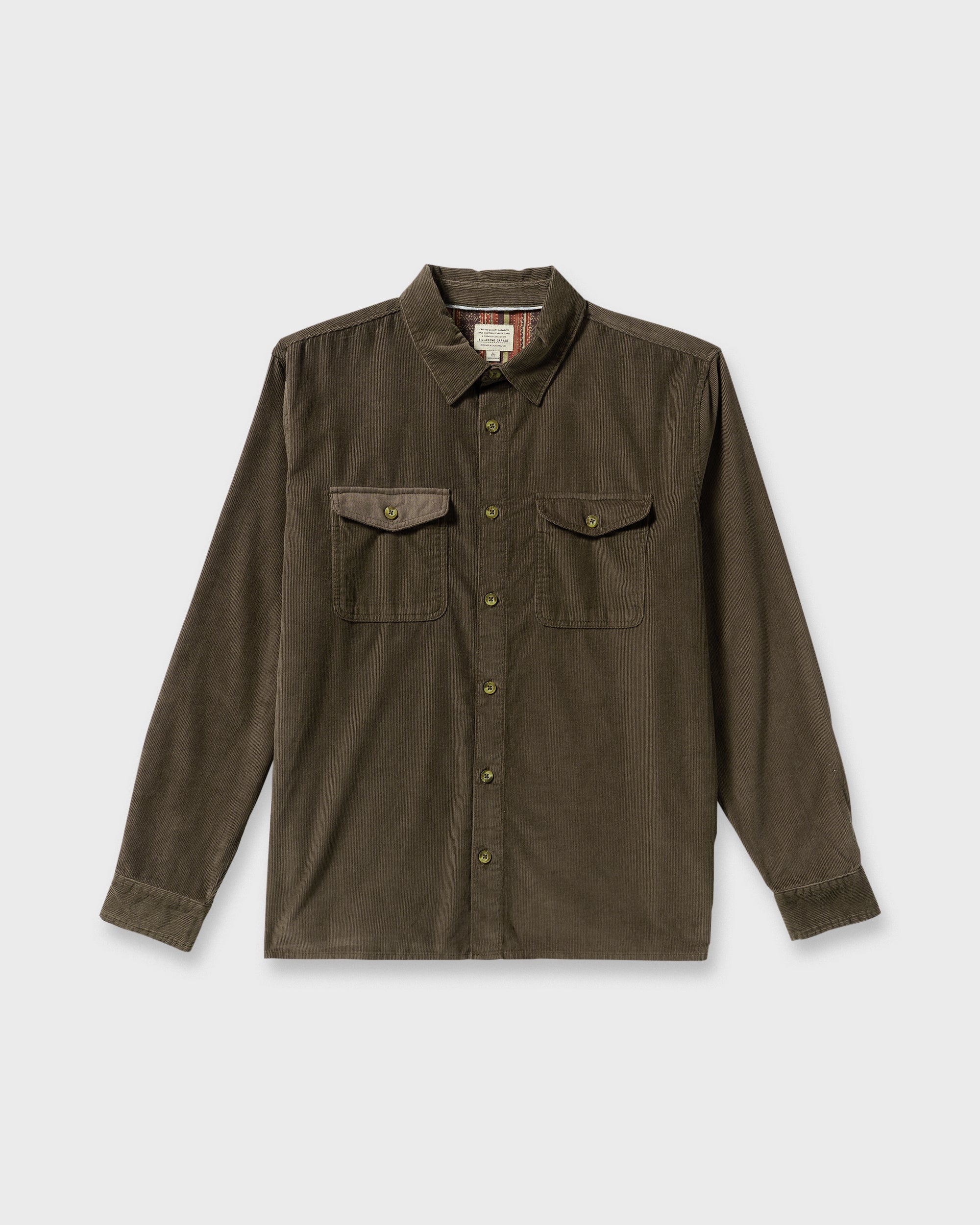 Austin Garage Long Sleeve Shirt - Chocolate - Image 3