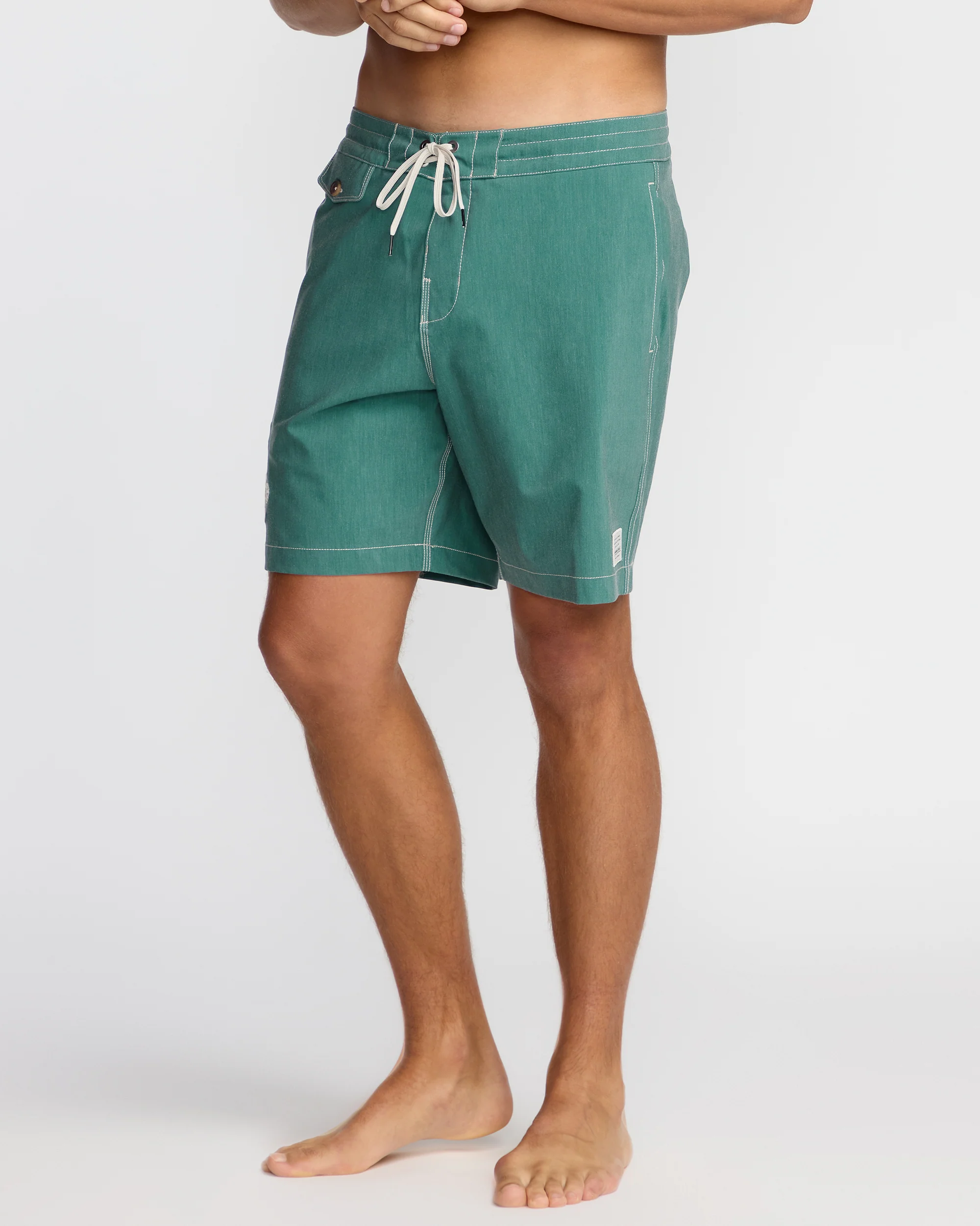 Austin Garage Lo Tides 19" Boardshorts - Teal - Image 9