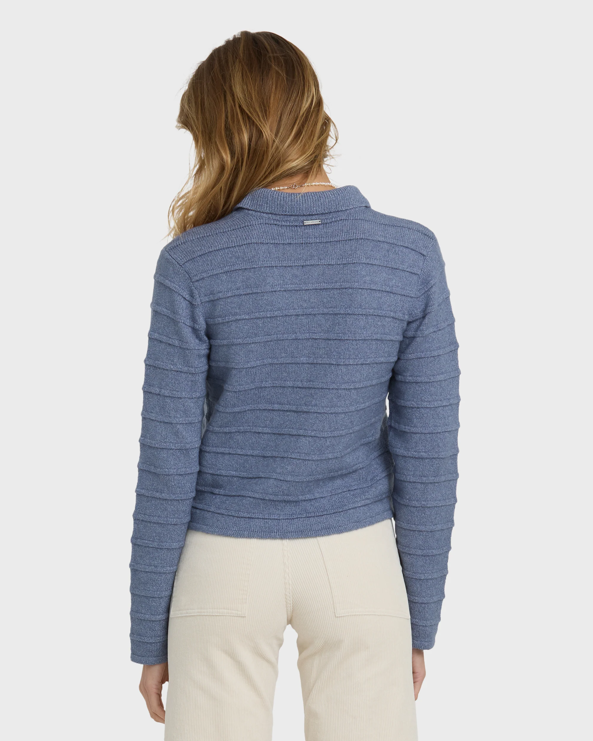 Ayla Sky Sweater - Stone Blue - Image 7