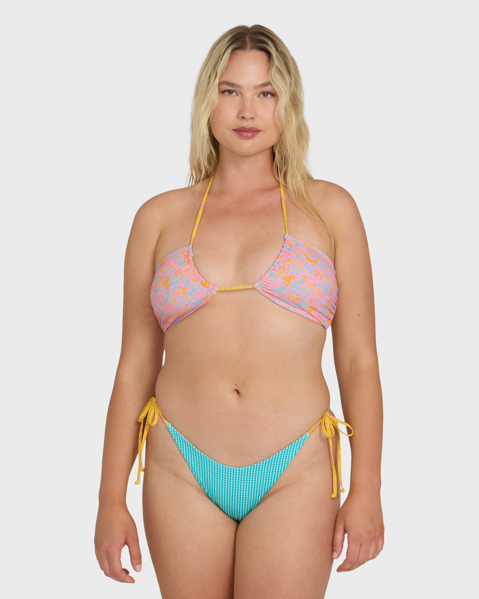 Babe Alert Dippi Reversible Tie-Side Bikini Bottoms - Agave - Image 8