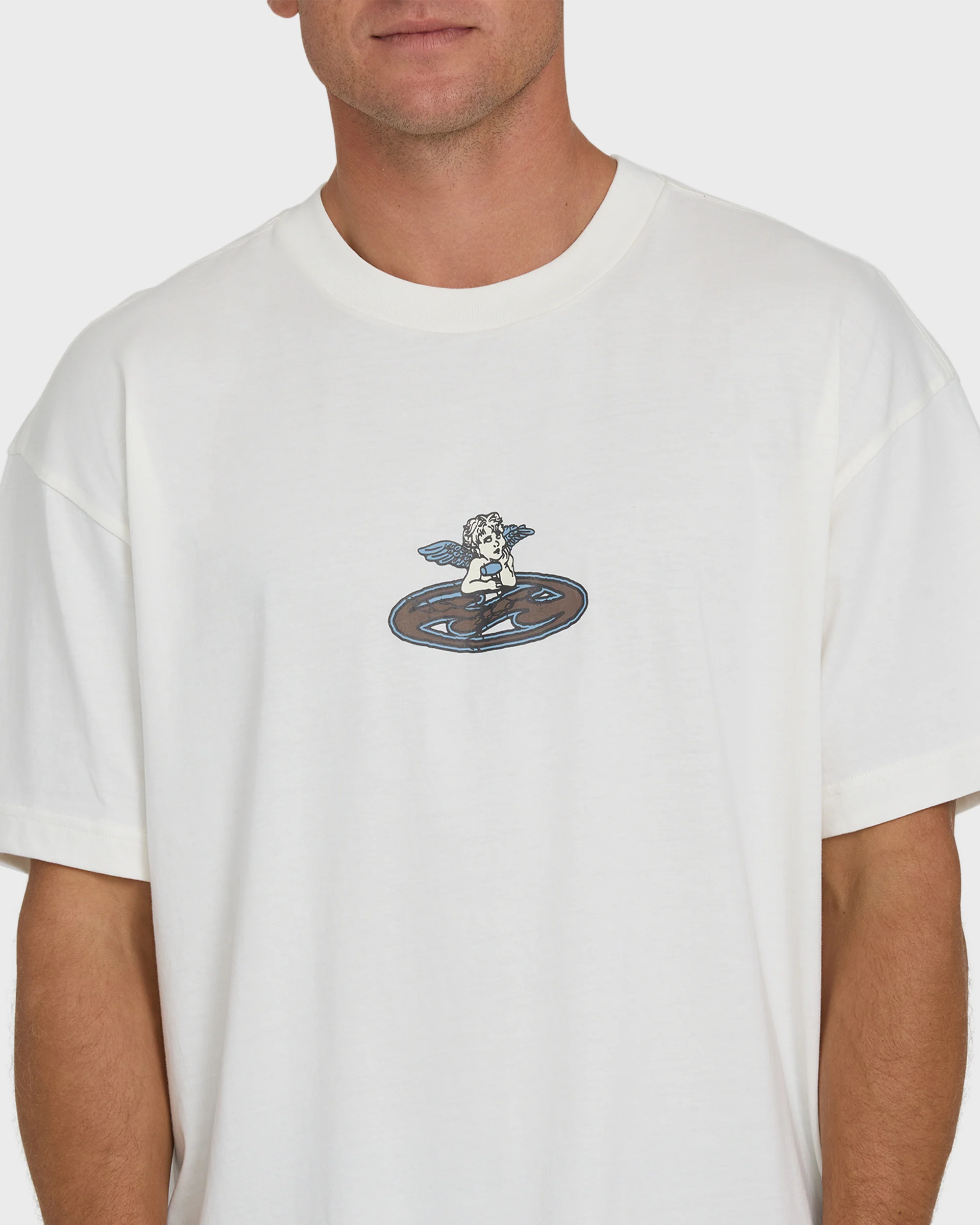 Bad Dog Cherub OG Knit Short Sleeve T-Shirt - Off White - Image 5