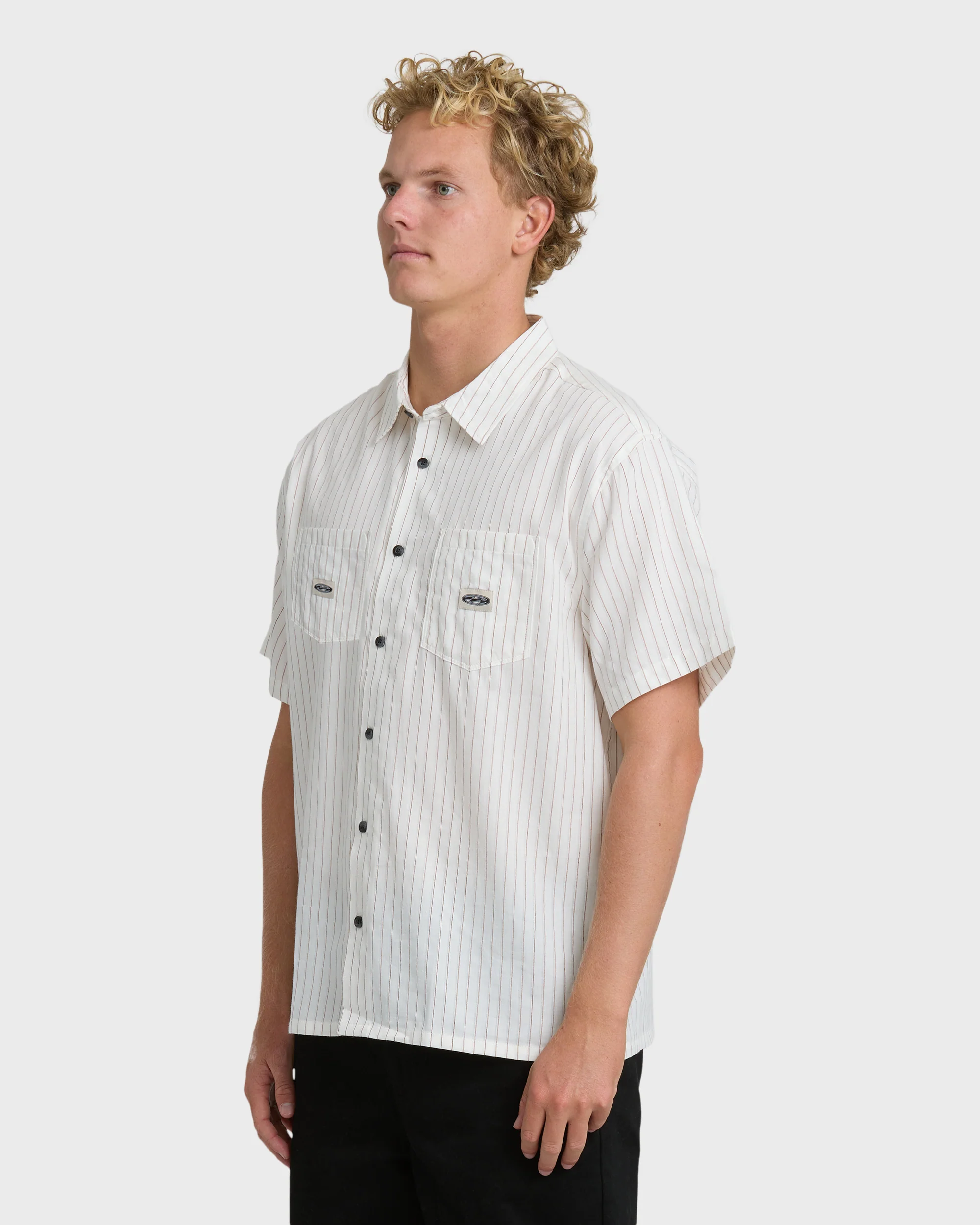 Bad Dog Short Sleeve Shirt - Off White - Image 3
