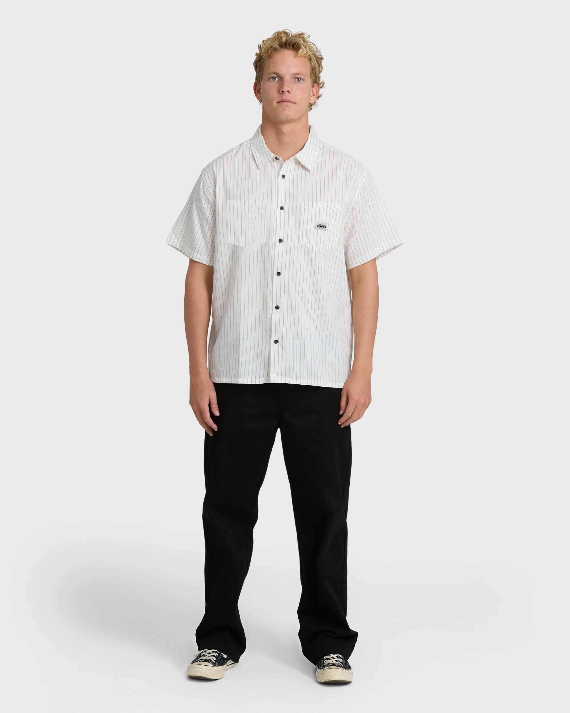 Bad Dog Short Sleeve Shirt - Off White - Image 4
