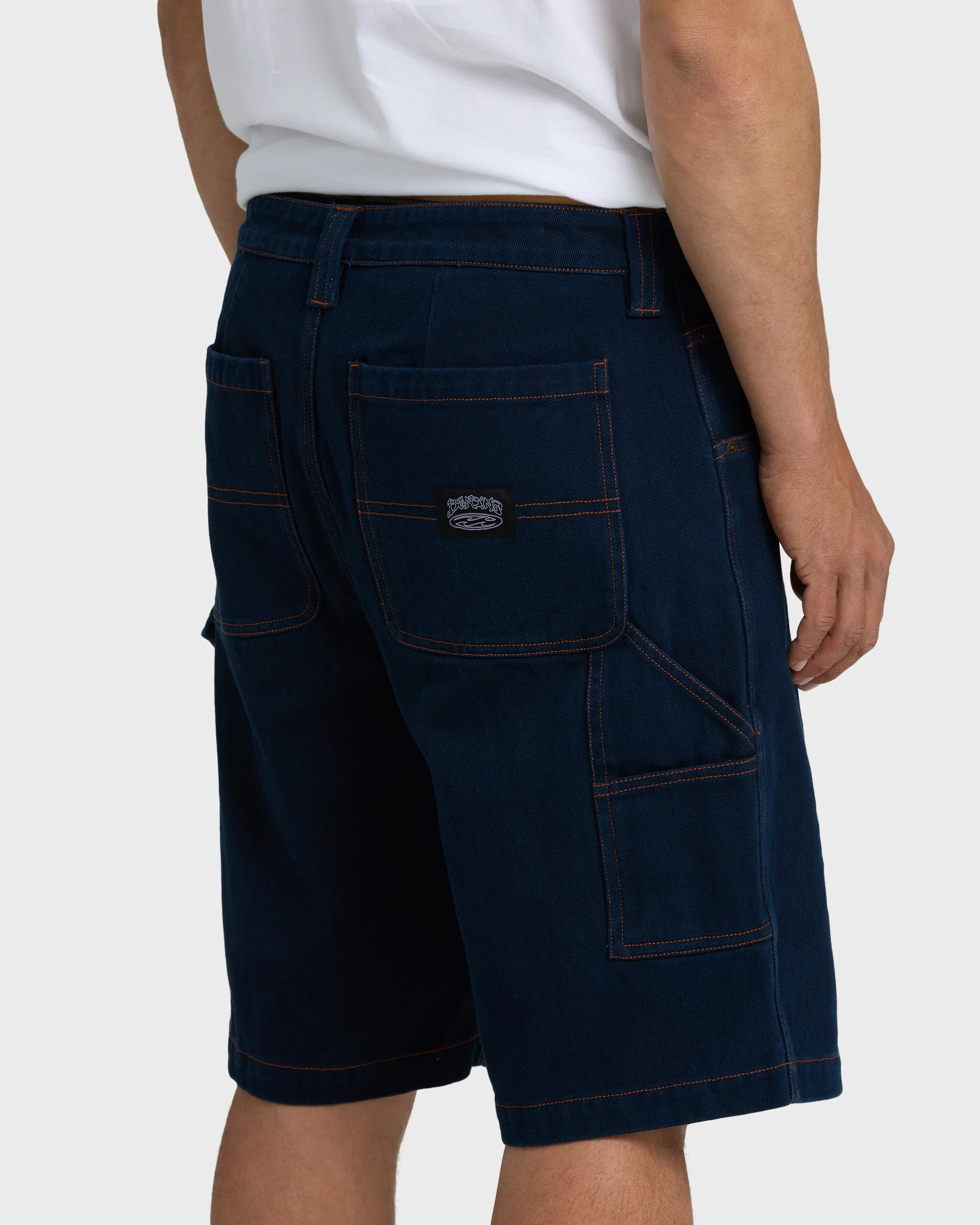 Bad Dog 21" Workwear Shorts - Navy - Image 7
