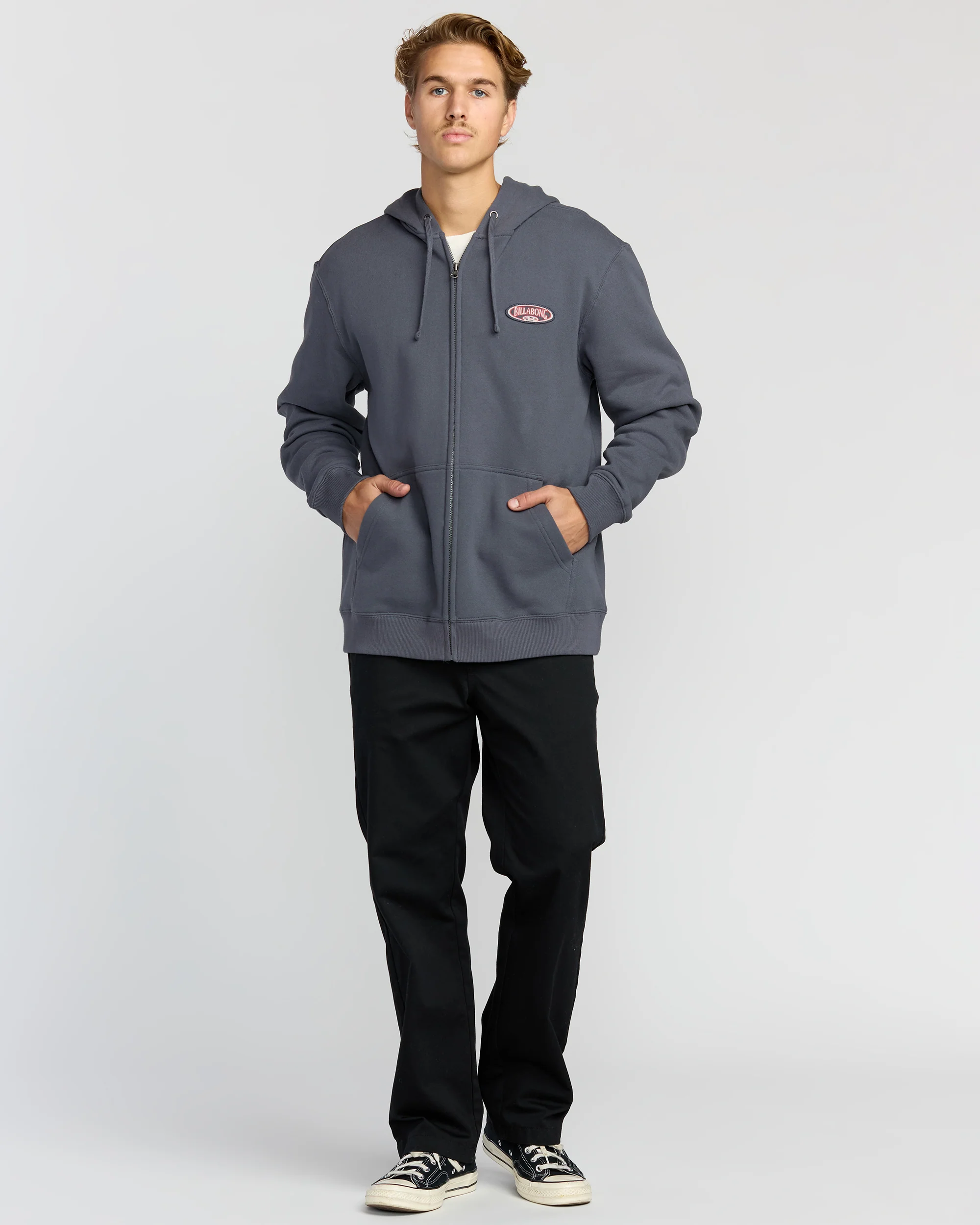 Bad Dog Zip Sweatshirt - Midnight Blue - Image 4