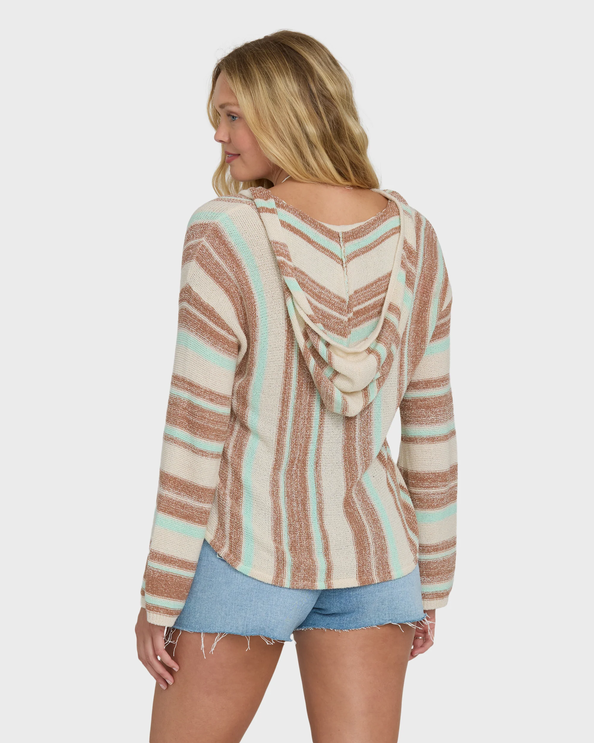 Baja Beach Hooded Sweater - Sugar Almond - Image 2