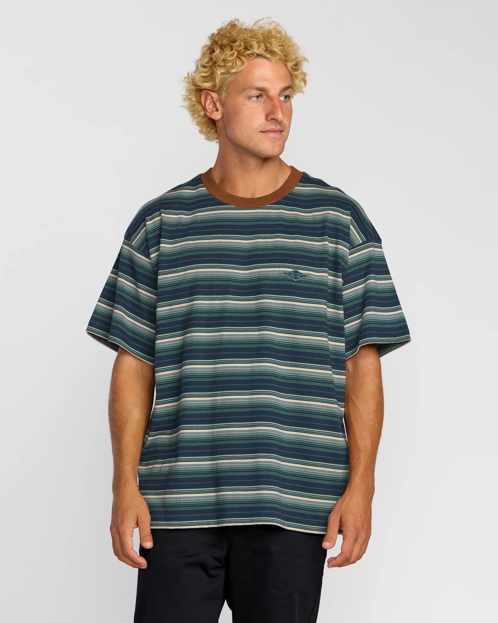 Baxter Short Sleeve T-Shirt - Midnight Blue - Image 2
