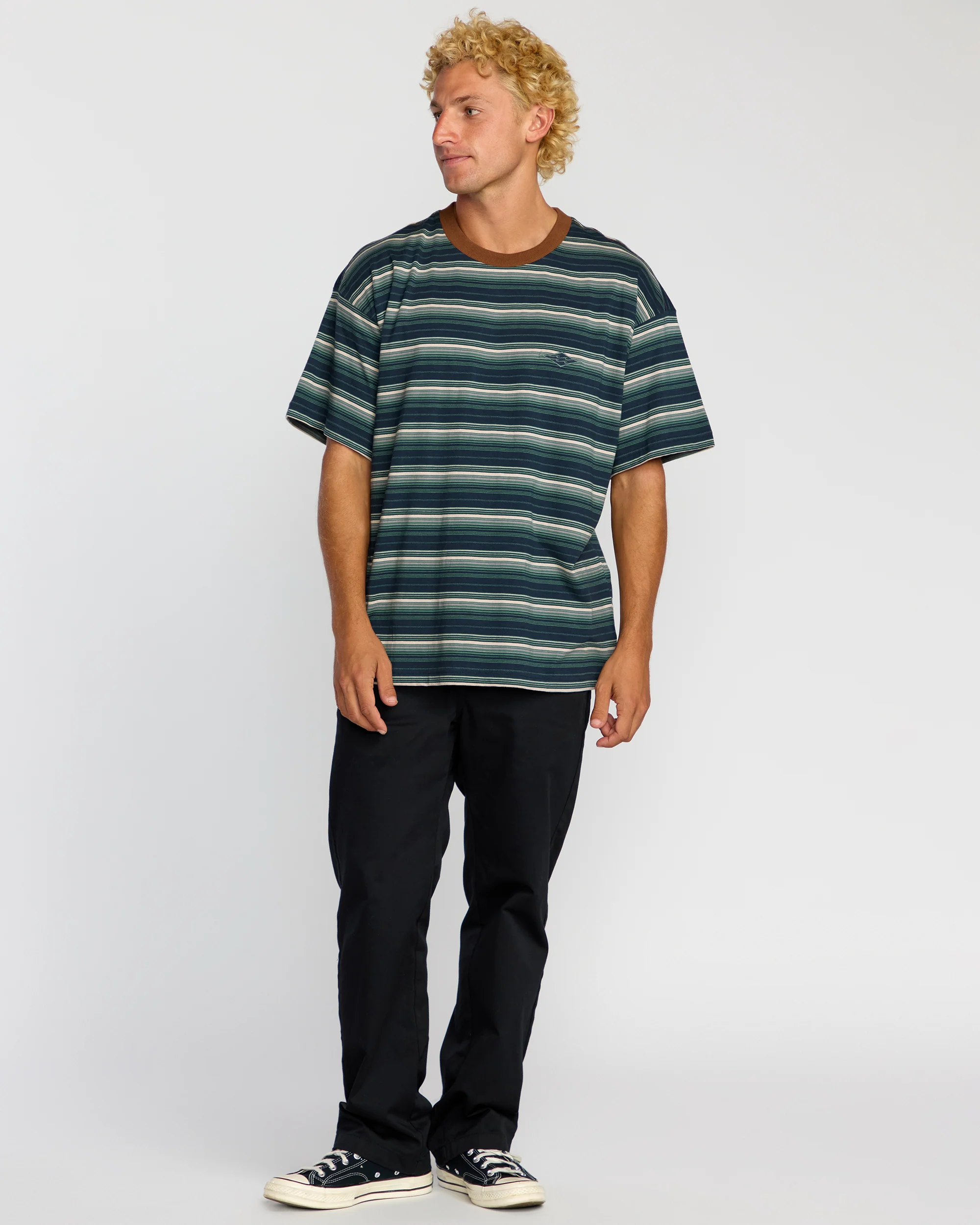 Baxter Short Sleeve T-Shirt - Midnight Blue - Image 4