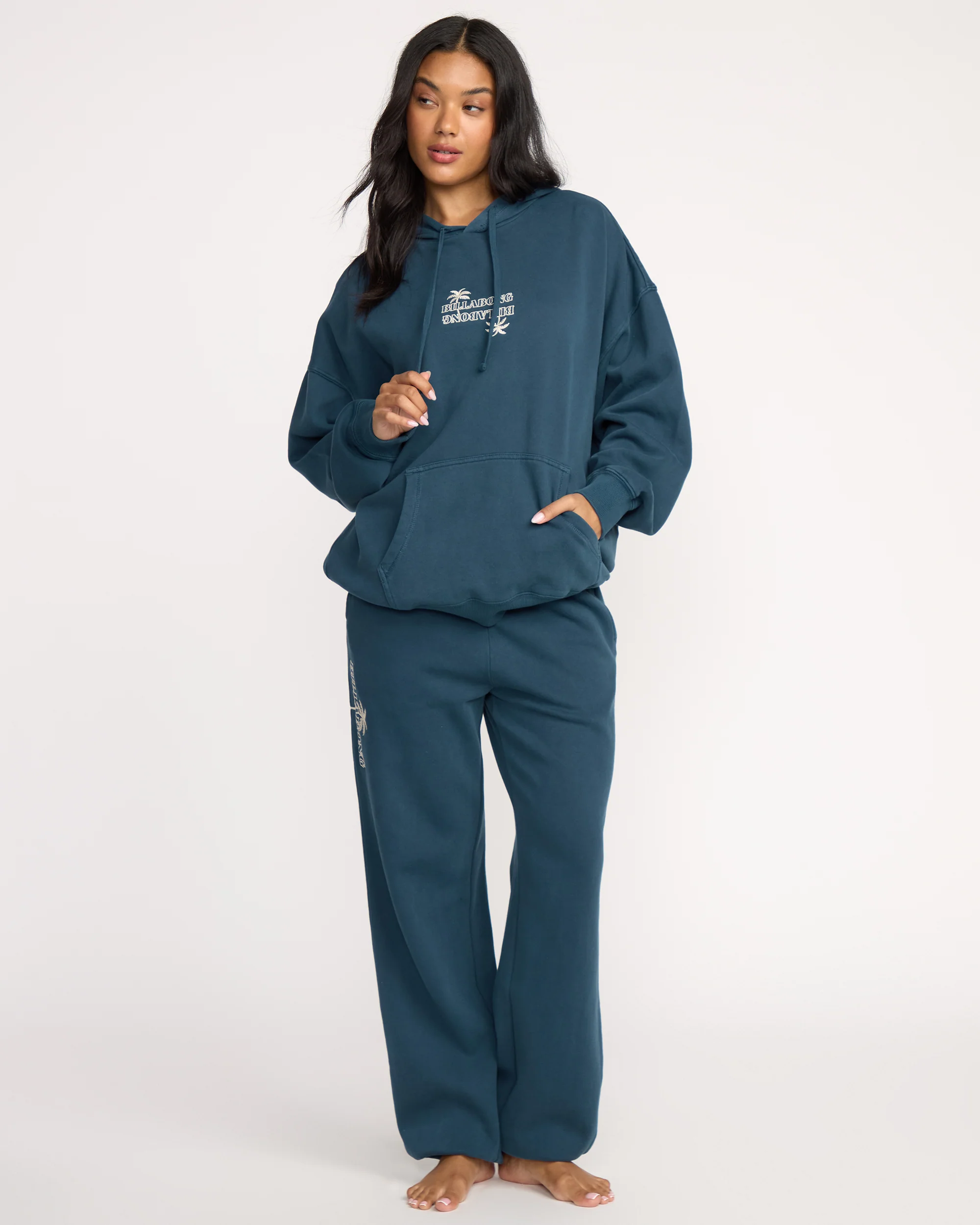 Best Wishes Hoodie - Navy - Image 5