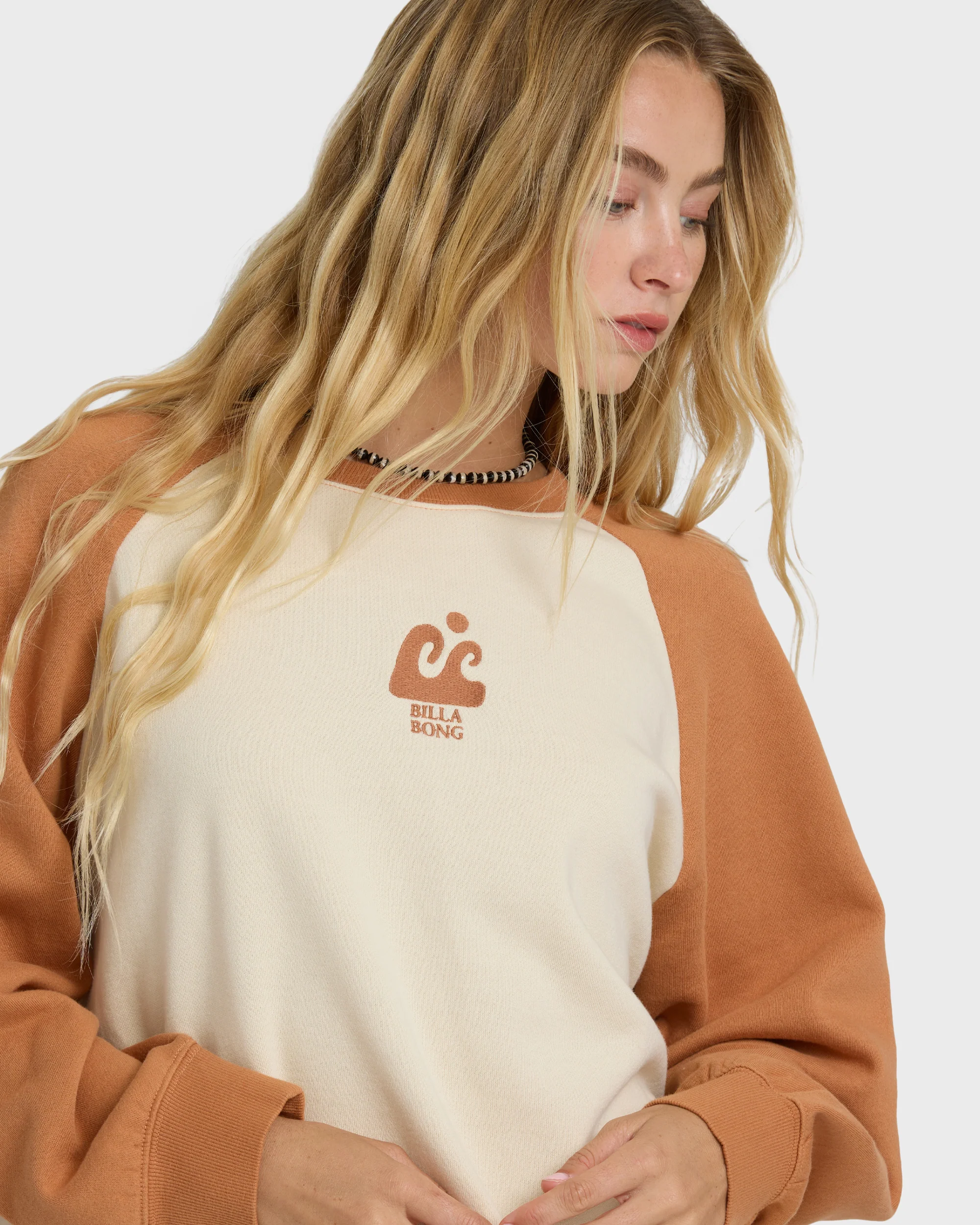 Blissed Out Crewneck Sweatshirt - Caramel Cafe - Image 5