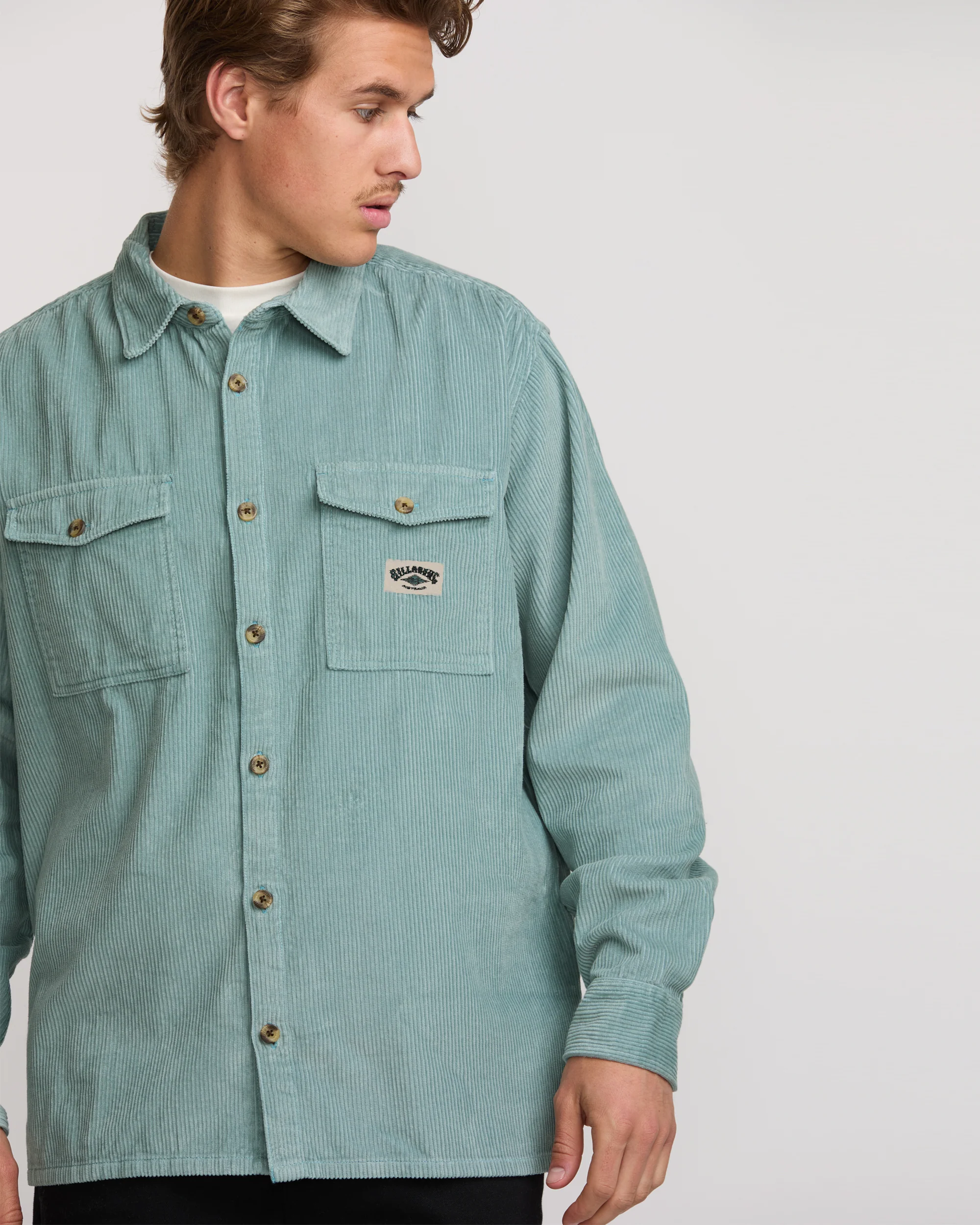 Bong Days Long Sleeve Shirt - Washed Blue - Image 6