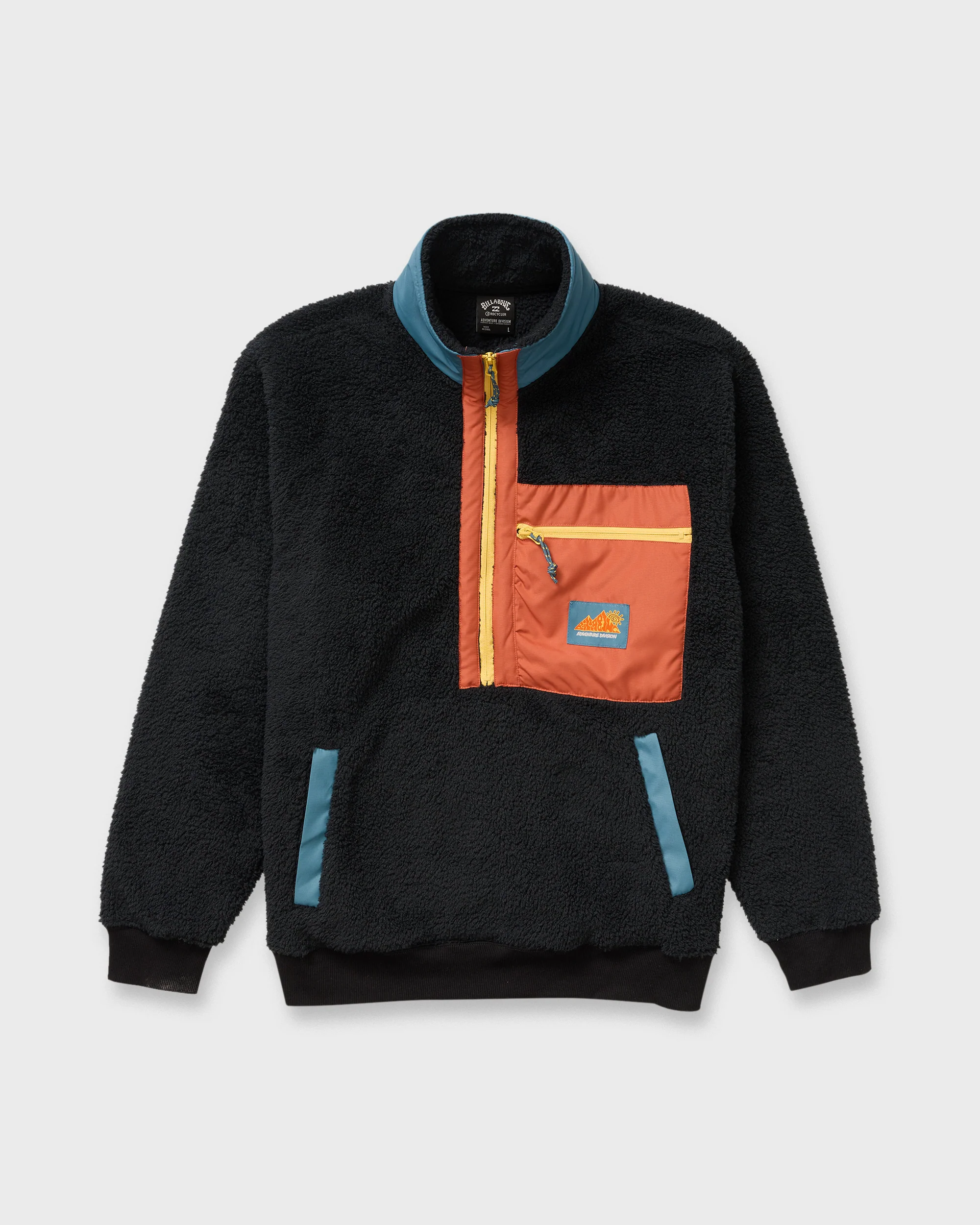 Boundary Peak Mock Neck Sweatshirt - Black - Image 6