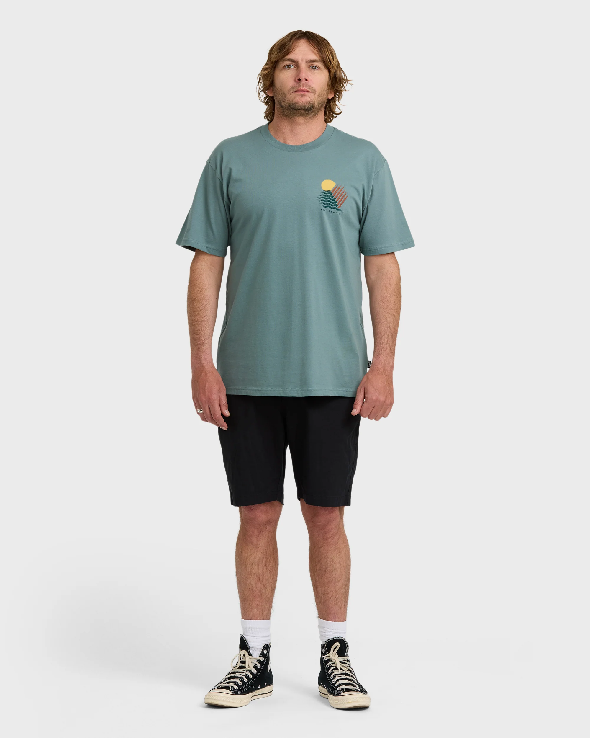 Canyons Regular Short Sleeve T-Shirt - Sea Blue - Image 3