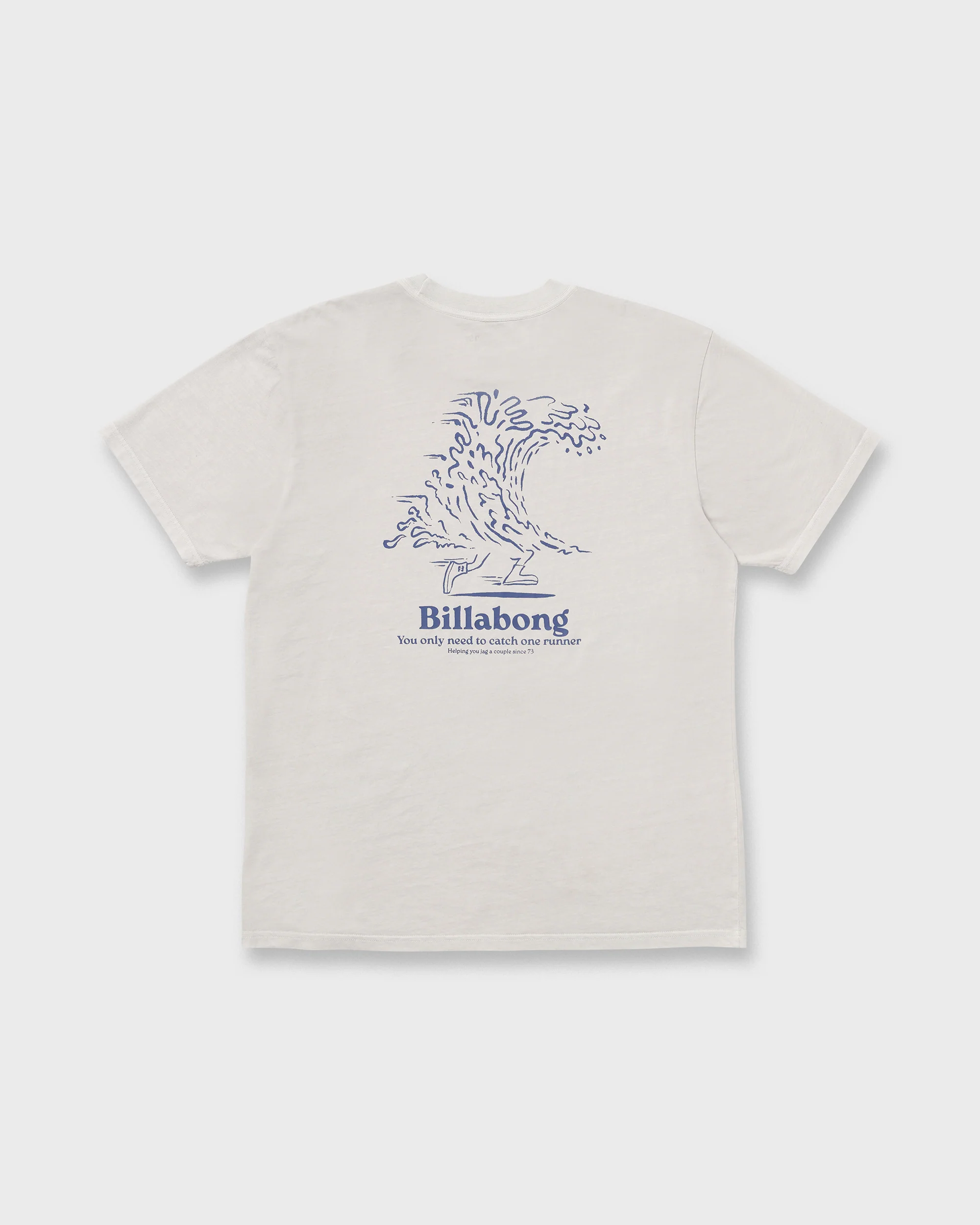 Catch One Premium Wave Wash Tee - Silver - Image 4