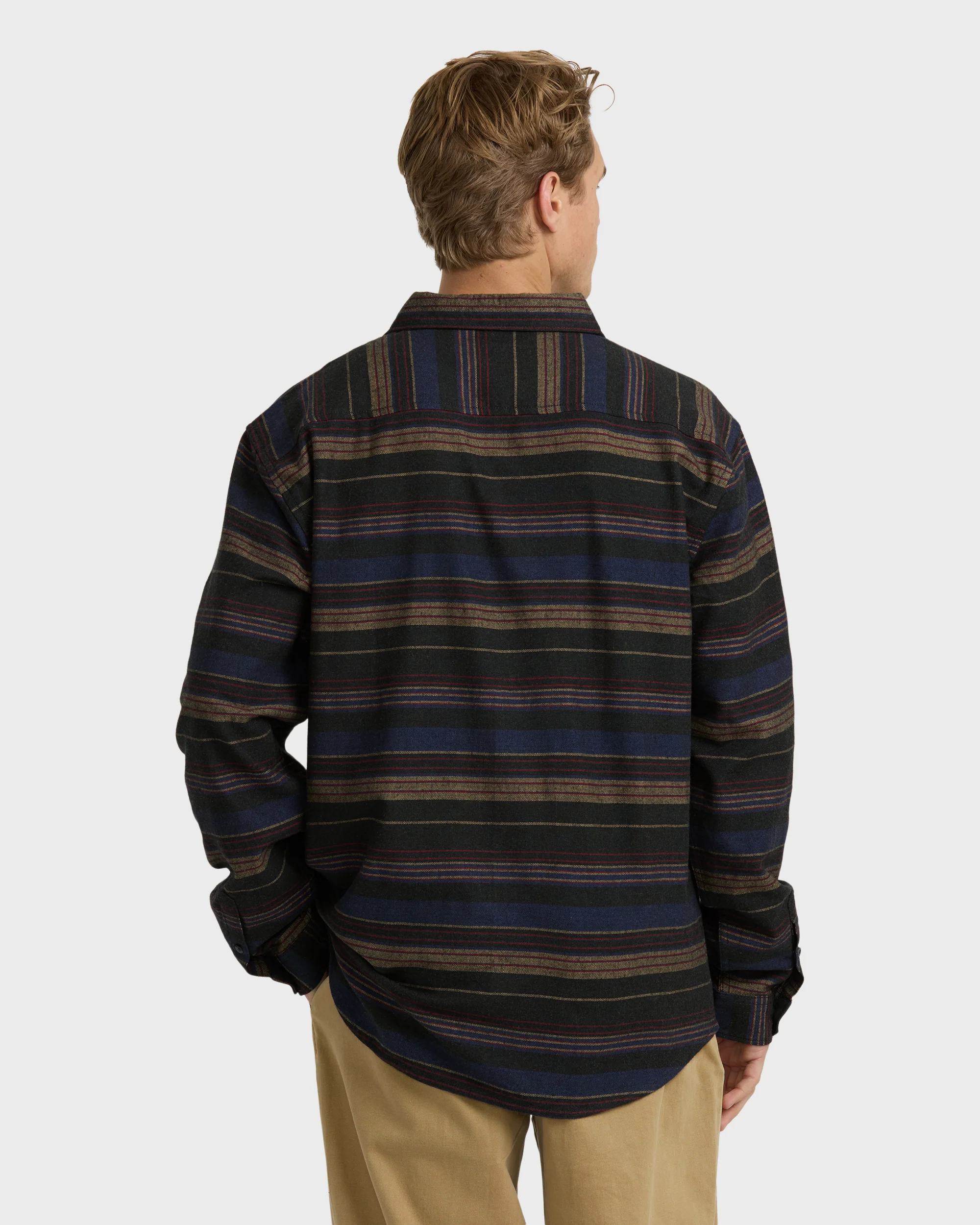 Coastline Long Sleeve Flannel Shirt - Stealth - Image 5