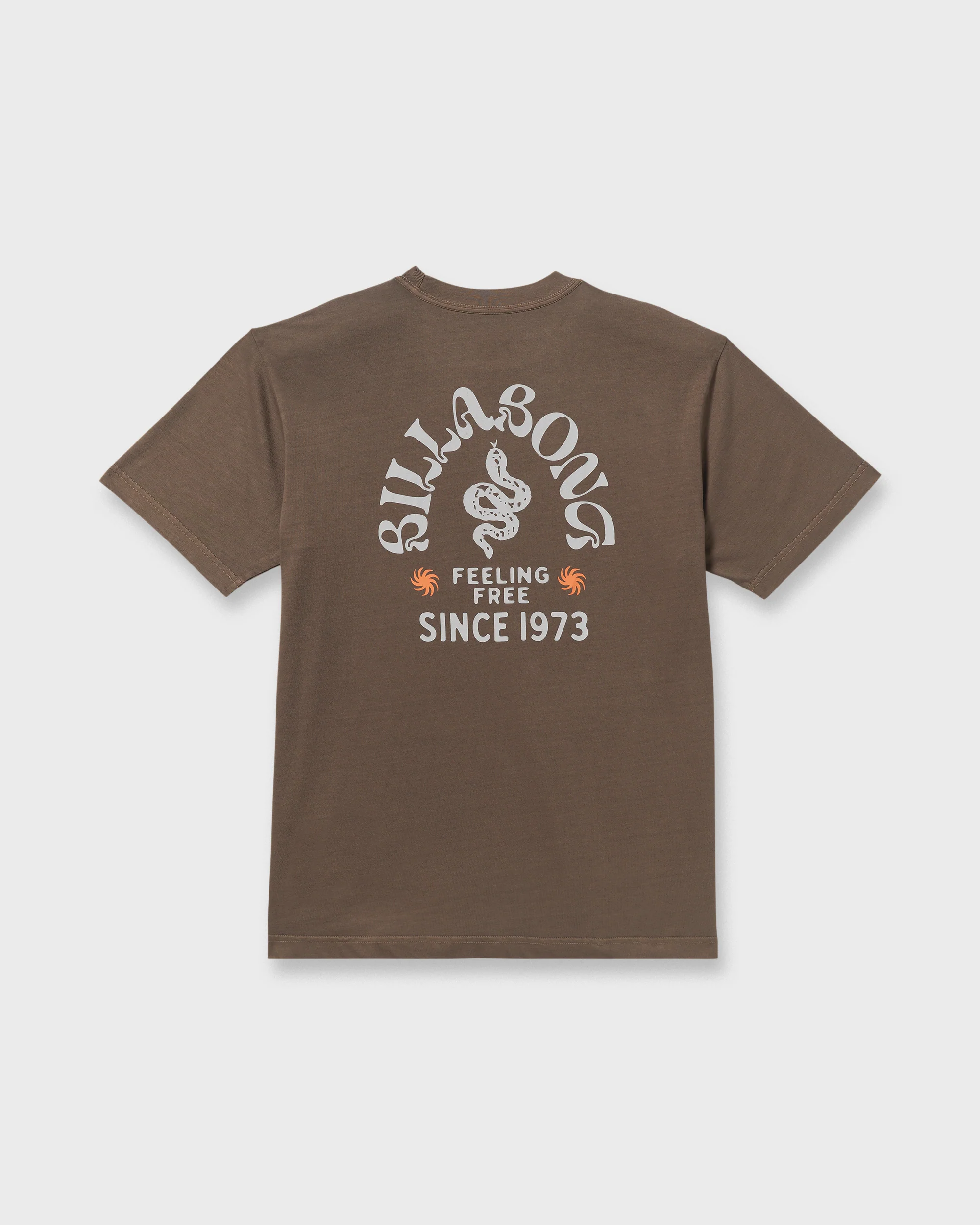Coiled Premium Wave Wash Short Sleeve T-Shirt - Dark Brown - Image 7
