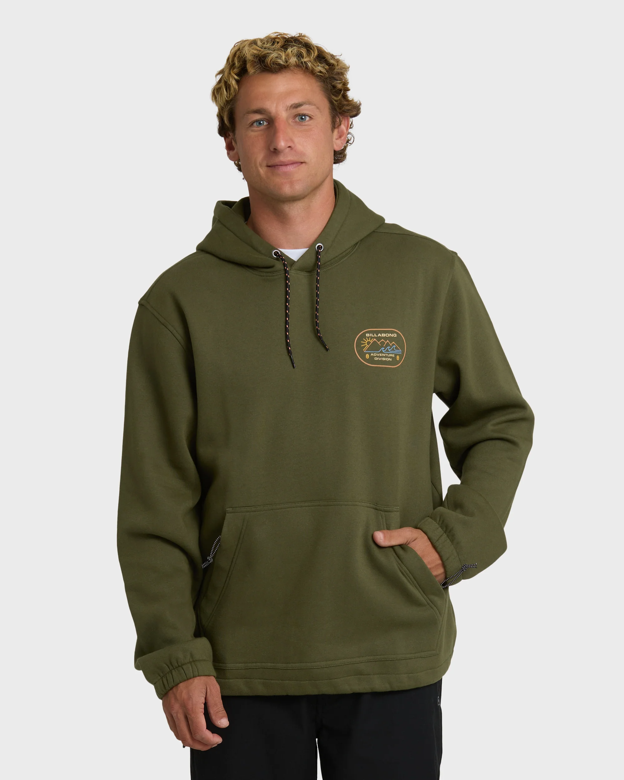 Compass Pullover Hoodie - Winter Moss - Image 2