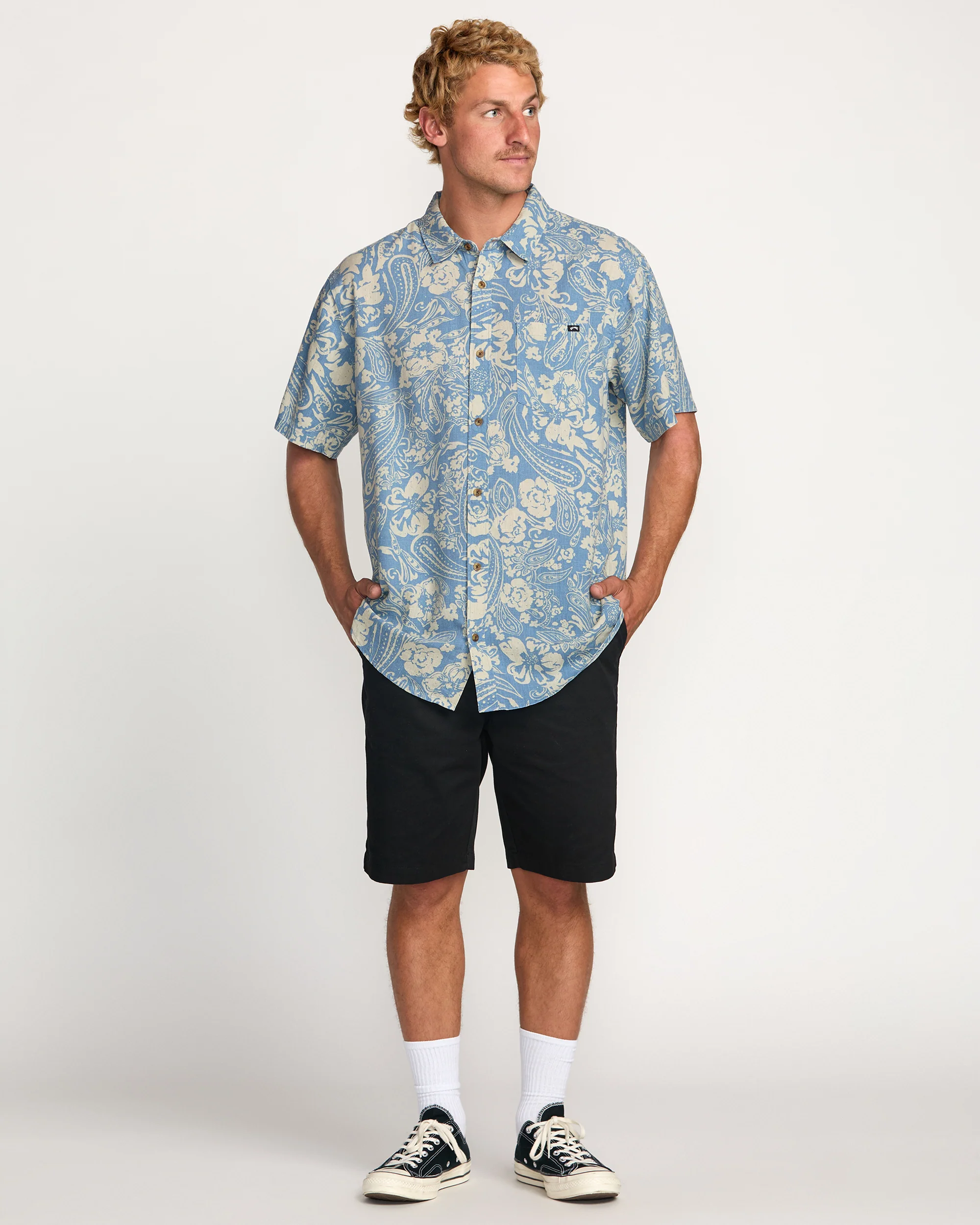 Cordoba Short Sleeve Shirt - Carolina Blue - Image 3
