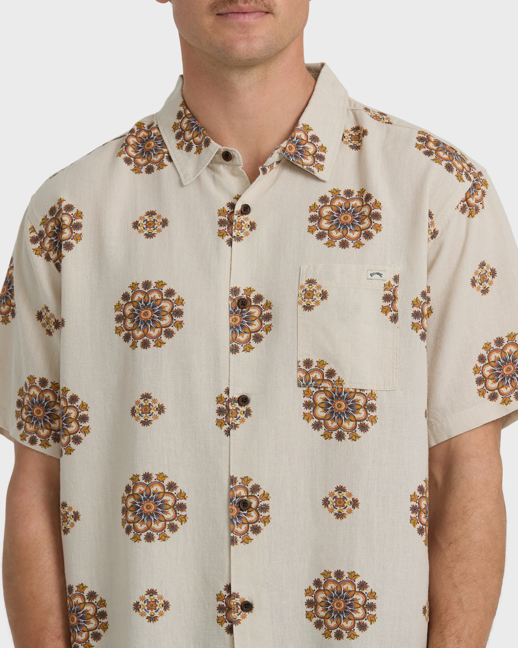 Cordoba Short Sleeve Shirt - Cream - Image 5