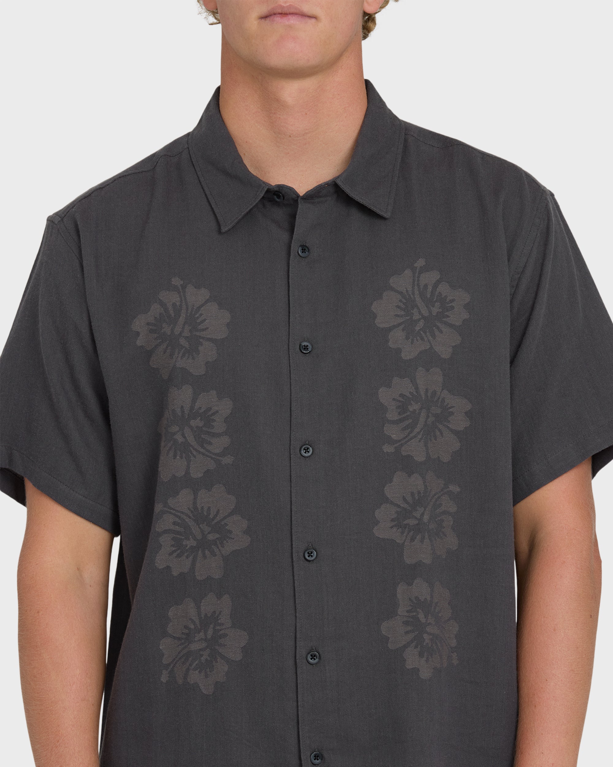 Cordoba Short Sleeve Woven Shirt - Raven - Image 5