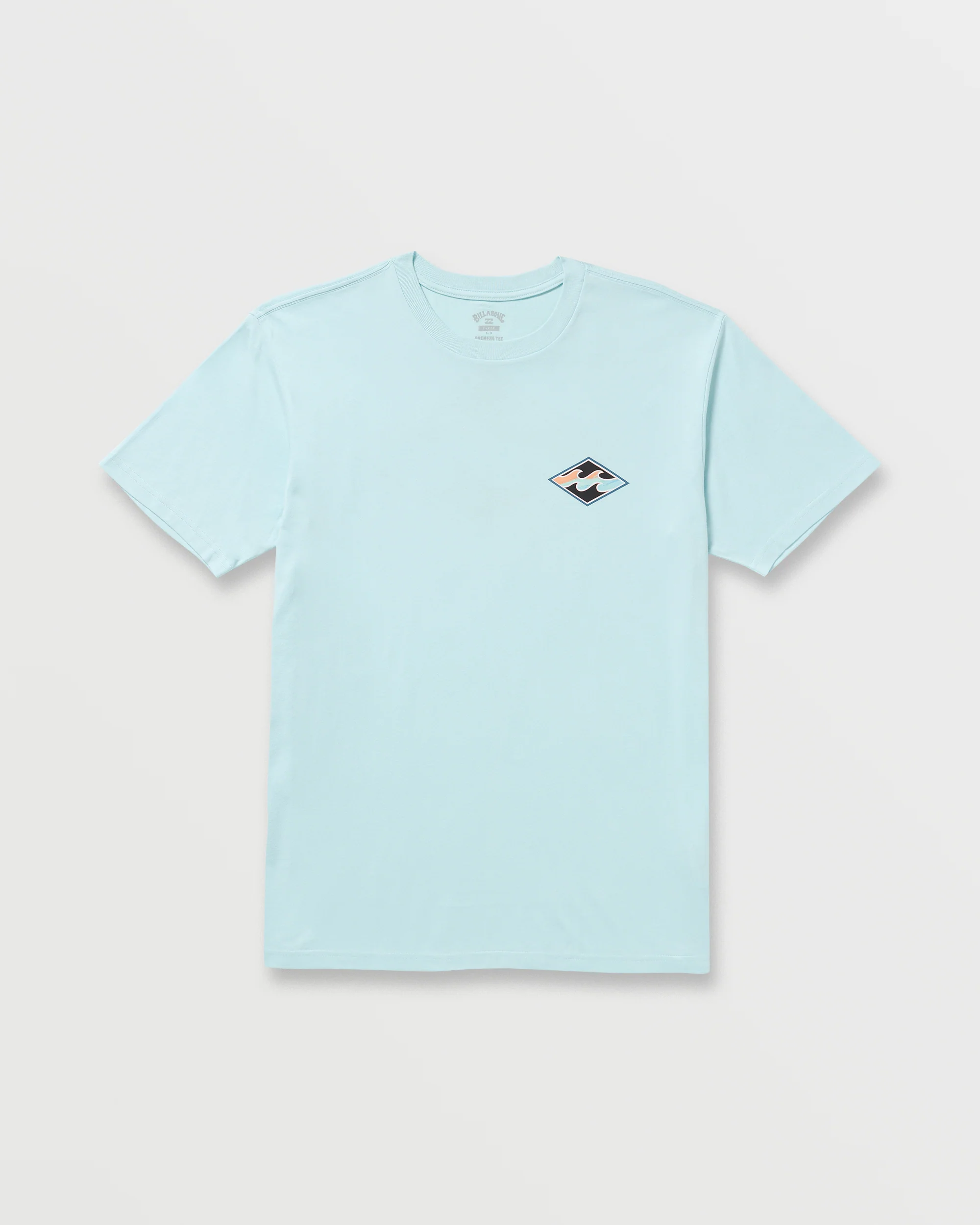 Crayon Wave Premium Tee - Coastal Blue - Image 3