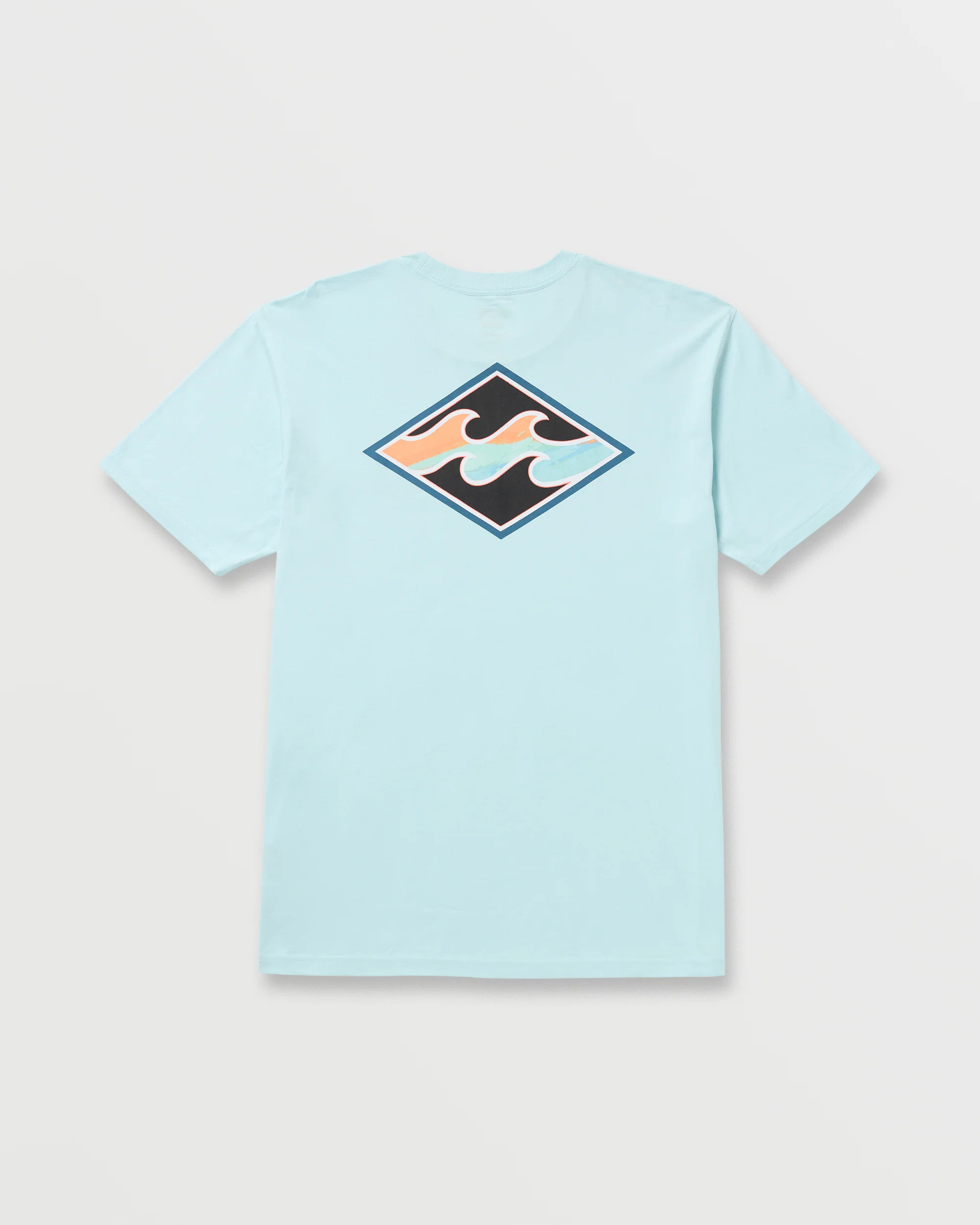 Crayon Wave Premium Tee - Coastal Blue - Image 4