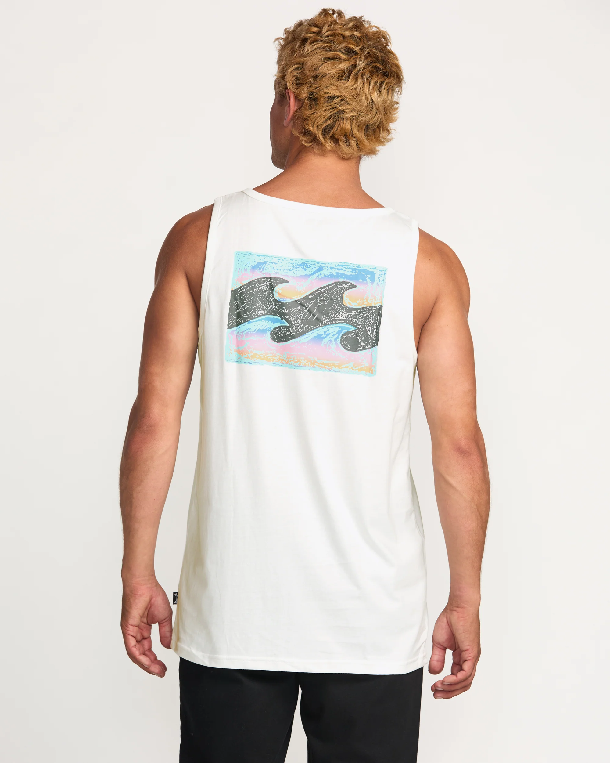Crayon Wave Premium Tank - Off White - Image 2