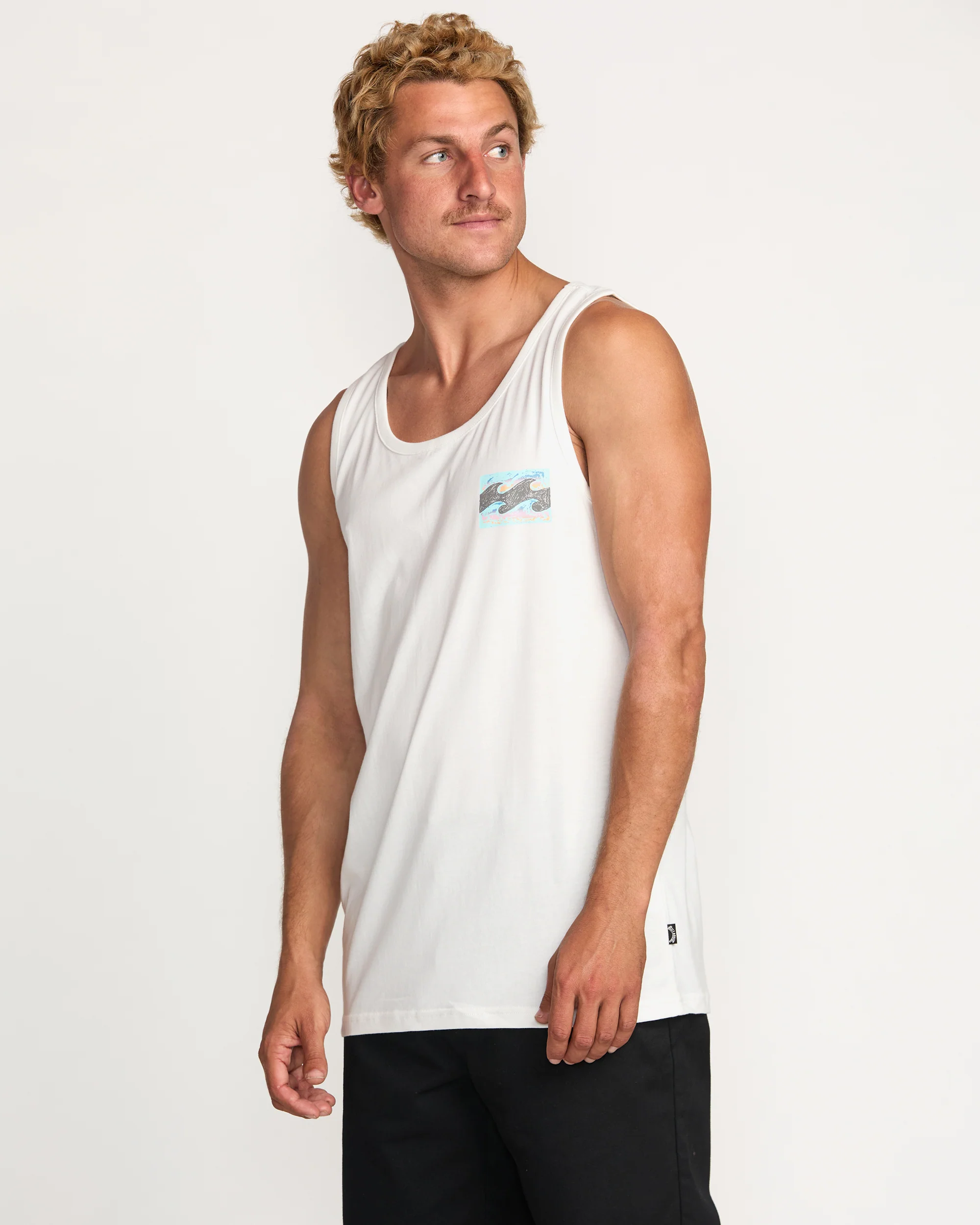 Crayon Wave Premium Tank - Off White - Image 6