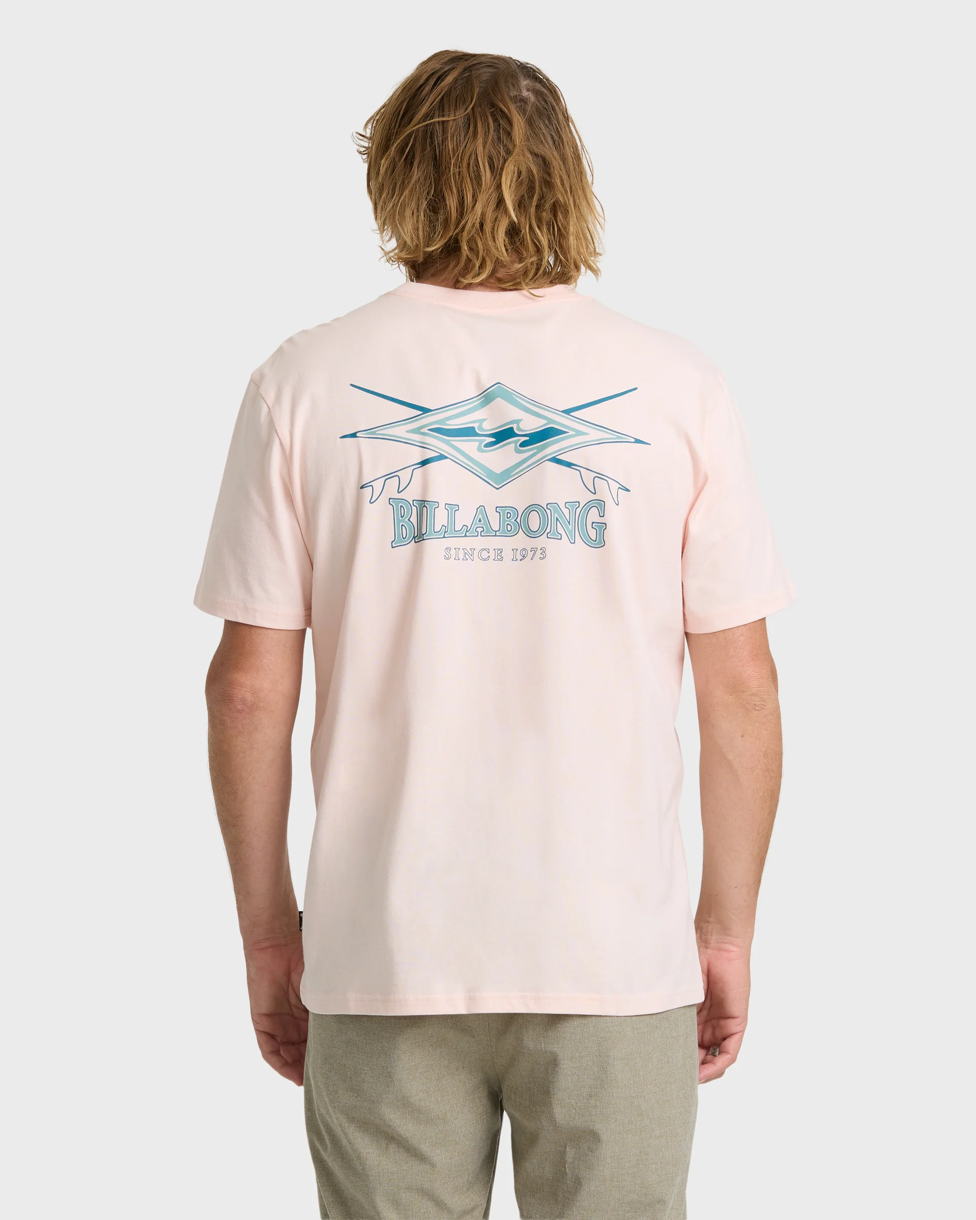 Crossboards Premium Short Sleeve Knit T-Shirt - Light Pink - Image 2
