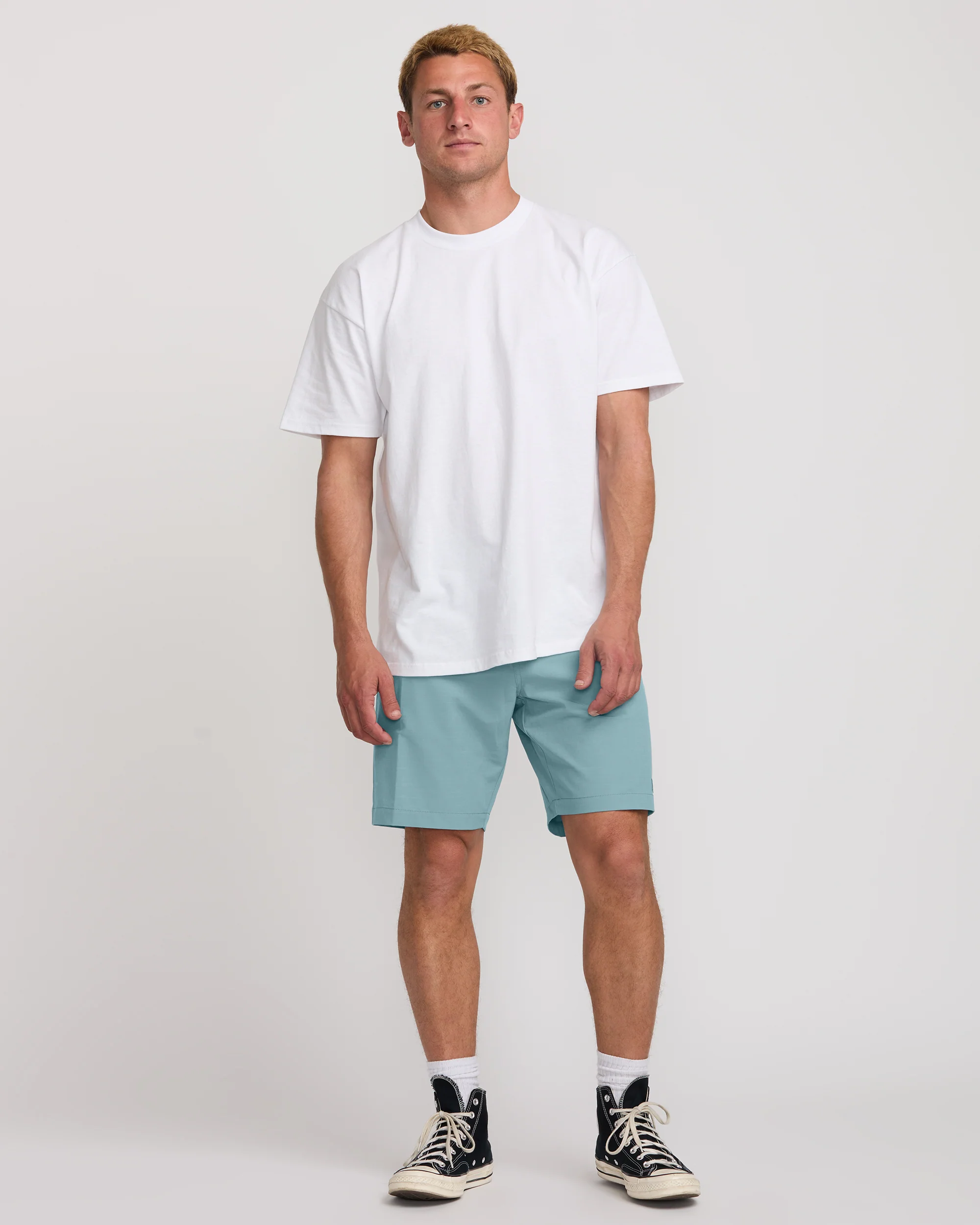 Crossfire Submersible 19" Hybrid Shorts - Glacier Blue - Image 3