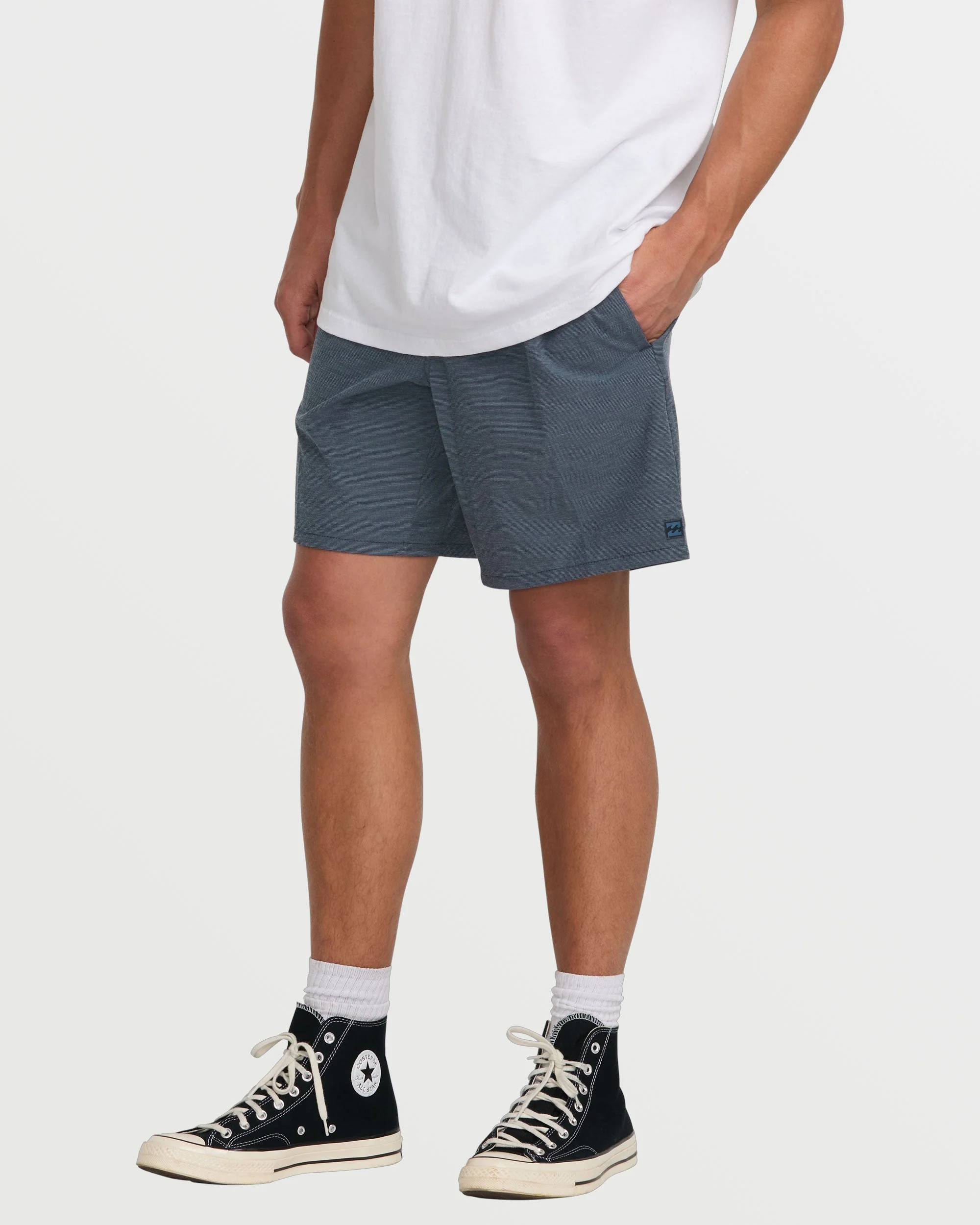 Crossfire Elastic Submersible 18" Hybrid Shorts - Navy - Image 3